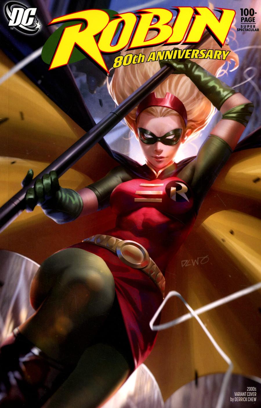 Robin 80th Anniversary 100-Page Super Spectacular #1 Cover H Variant Derrick Chew 2000s Cover