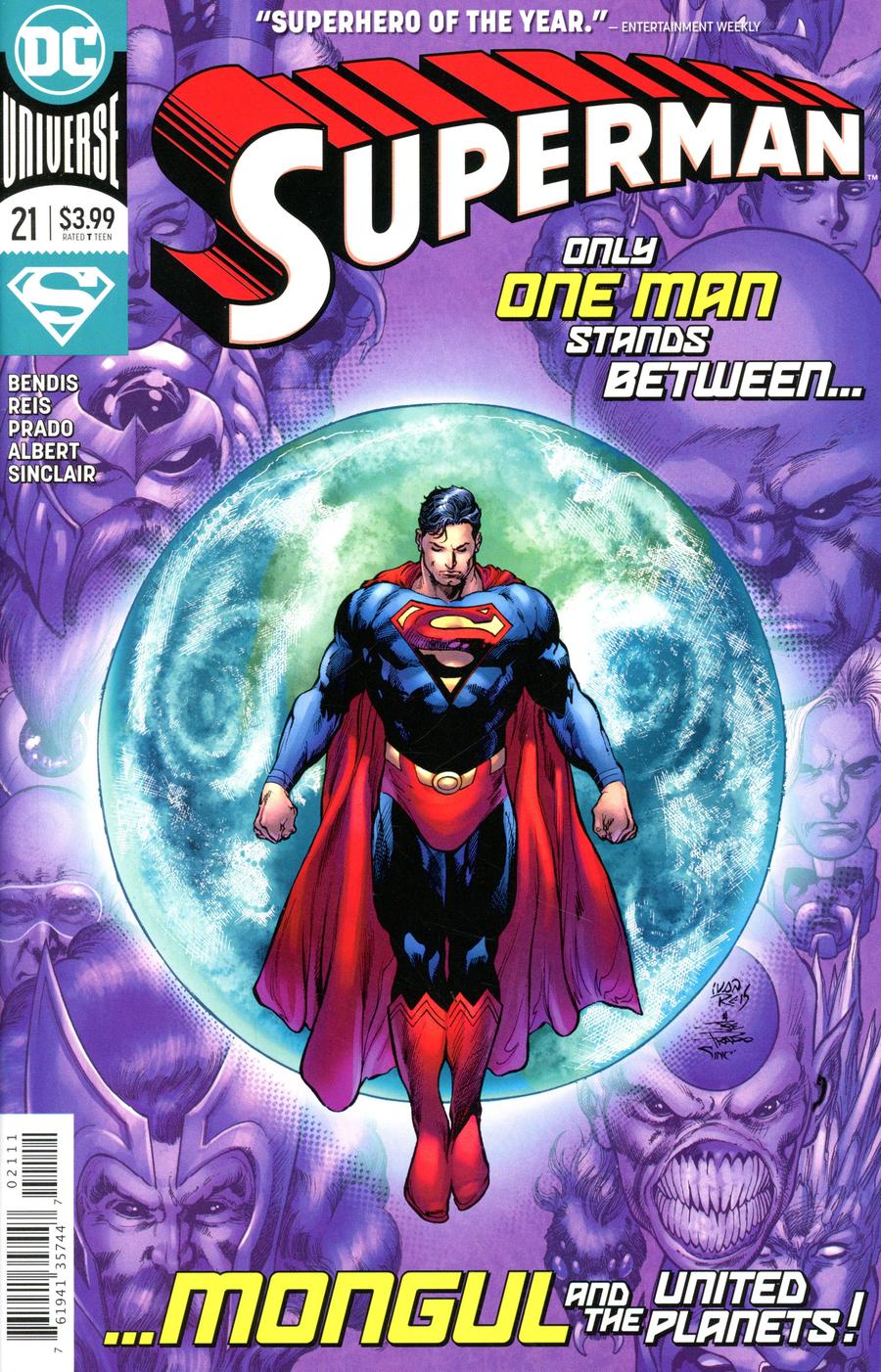 Superman Vol 6 #21 Cover A Regular Ivan Reis & Joe Prado Cover