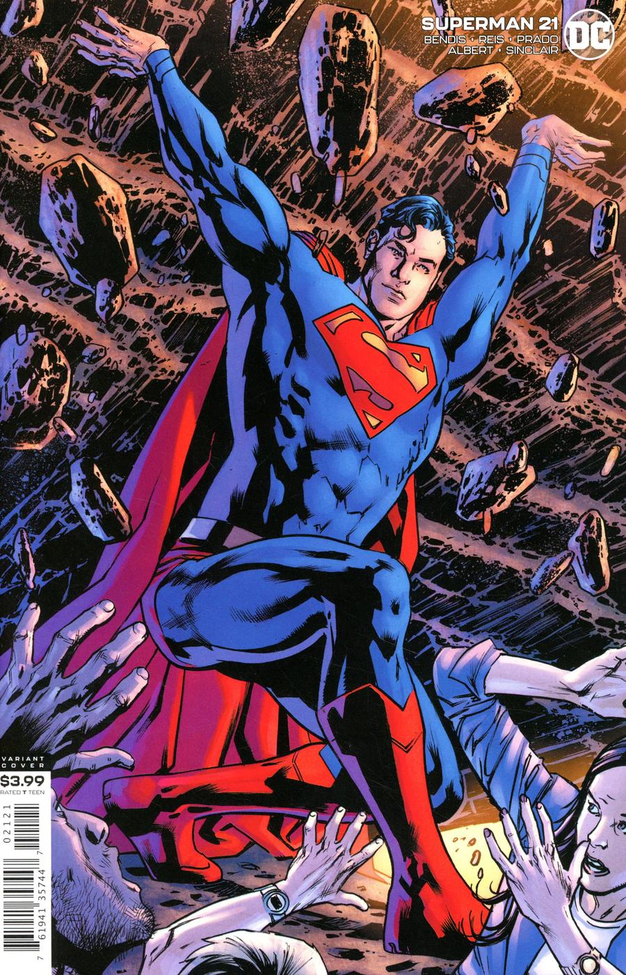 Superman Vol 6 #21 Cover B Variant Bryan Hitch Cover