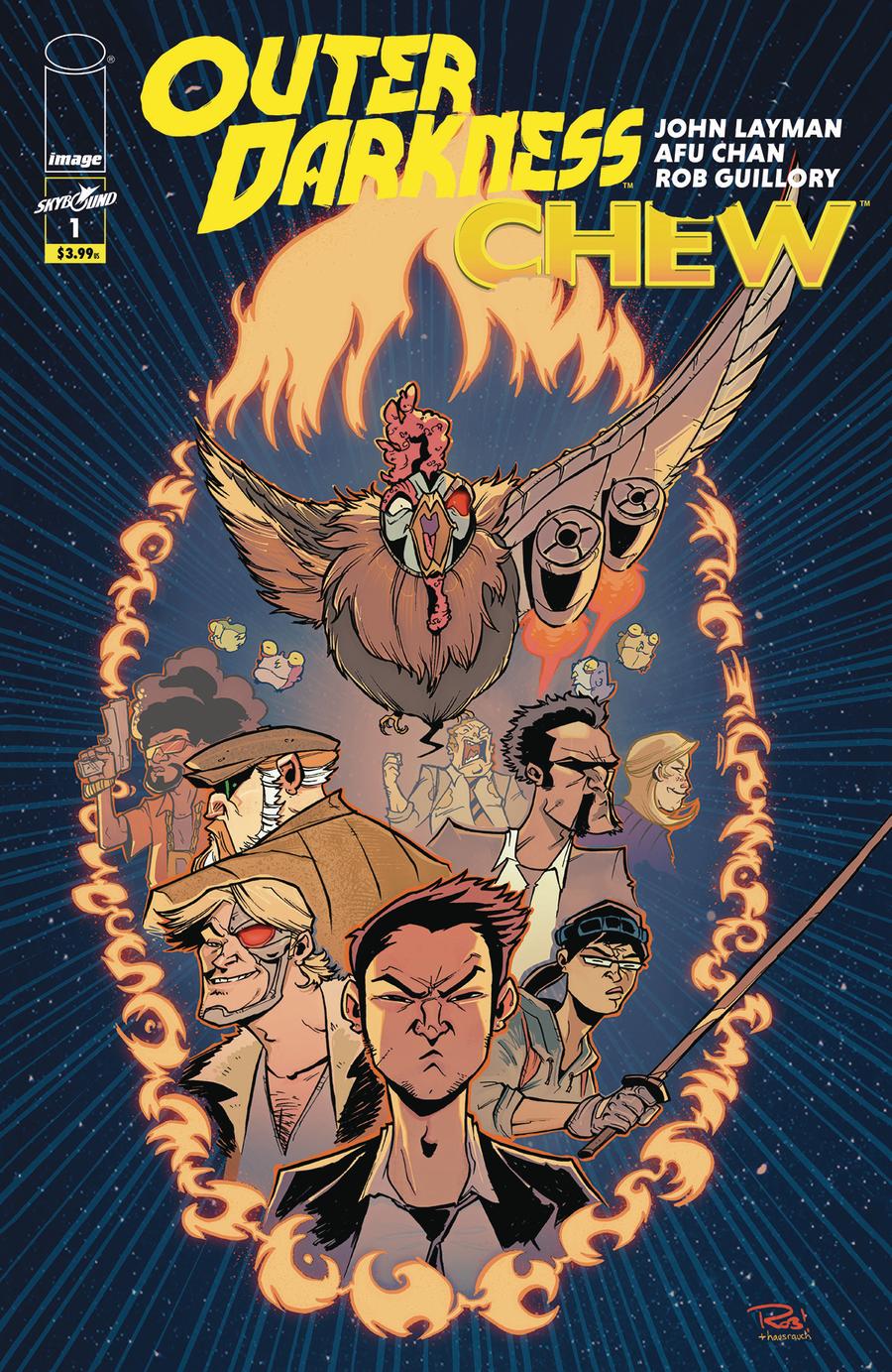 Outer Darkness Chew #1 Cover B Variant Rob Guillory Cover