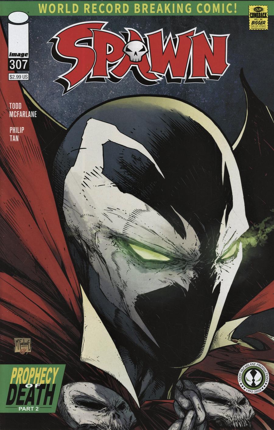 Spawn #307 Cover A Regular Todd McFarlane Cover