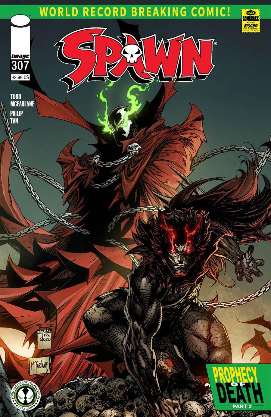 Spawn #307 Cover B Variant Philip Tan & Todd McFarlane Cover