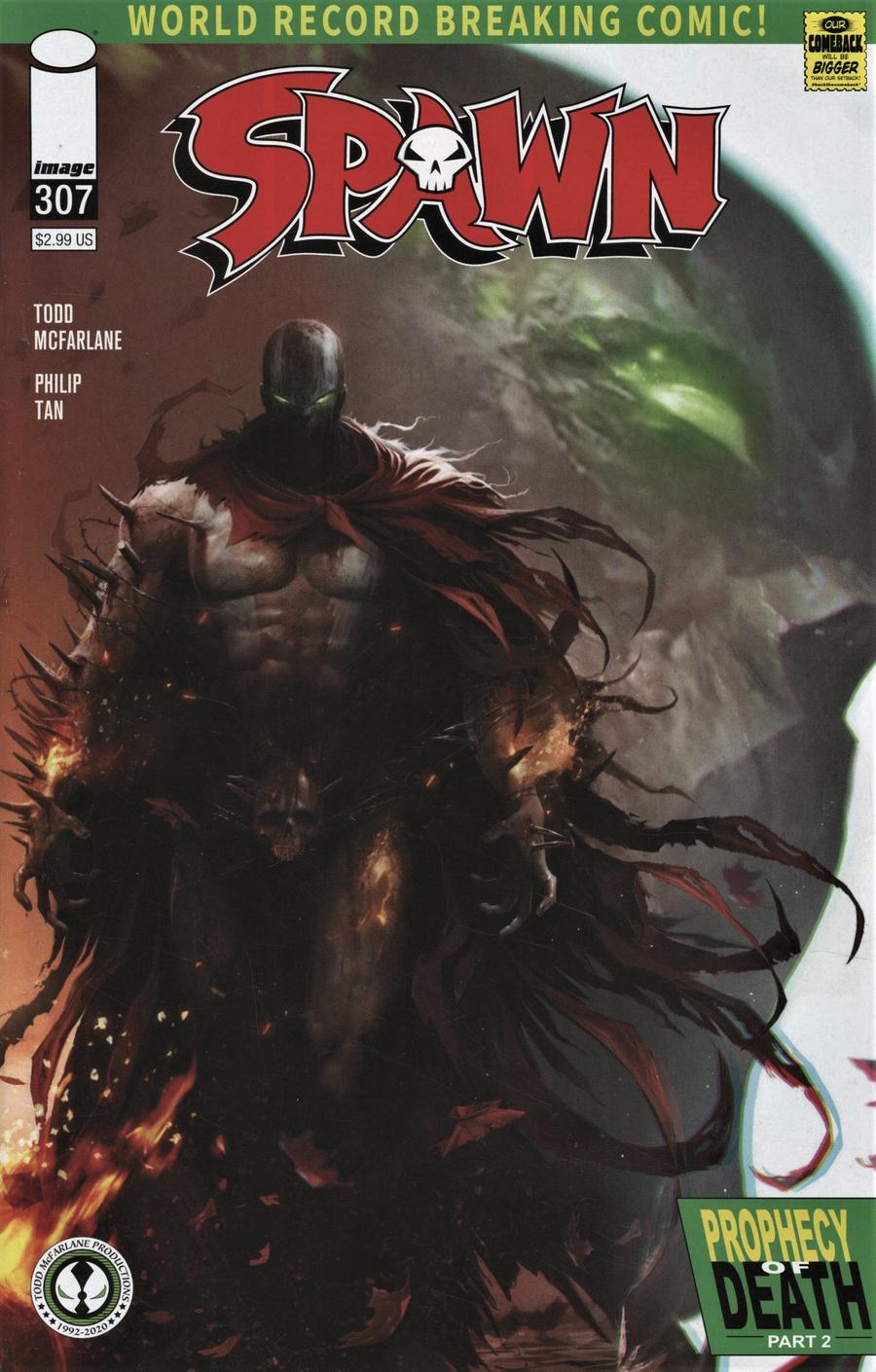 Spawn #307 Cover C Variant Francesco Mattina Cover