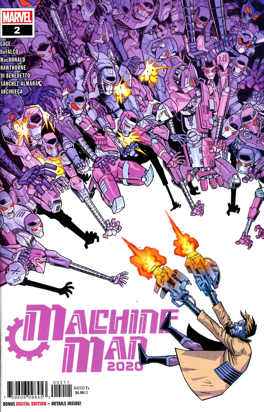 2020 Machine Man #2 Cover A Regular Nick Roche Cover