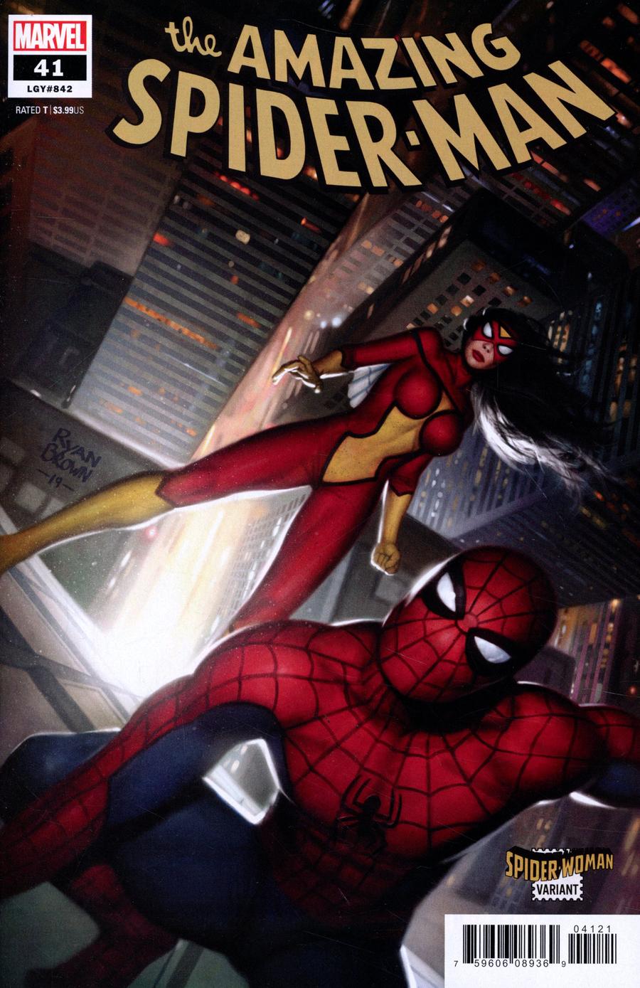 Amazing Spider-Man Vol 5 #41 Cover B Variant Ryan Brown Spider-Woman Cover