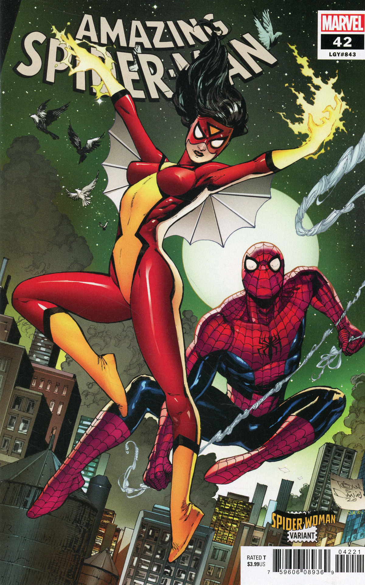 Amazing Spider-Man Vol 5 #42 Cover B Variant Tony Daniel Spider-Woman Cover