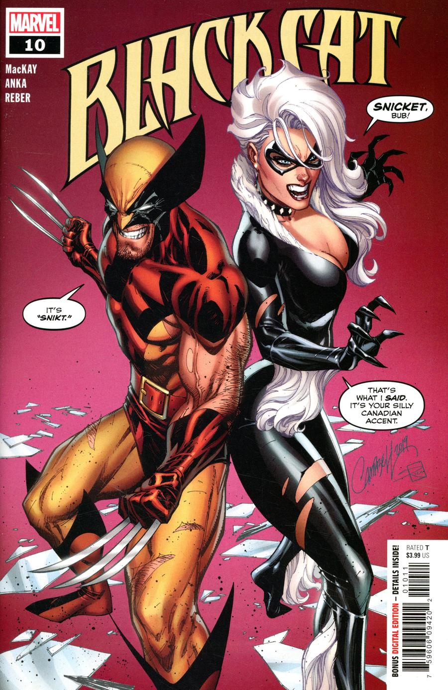 Black Cat #10 Cover A Regular J Scott Campbell Cover