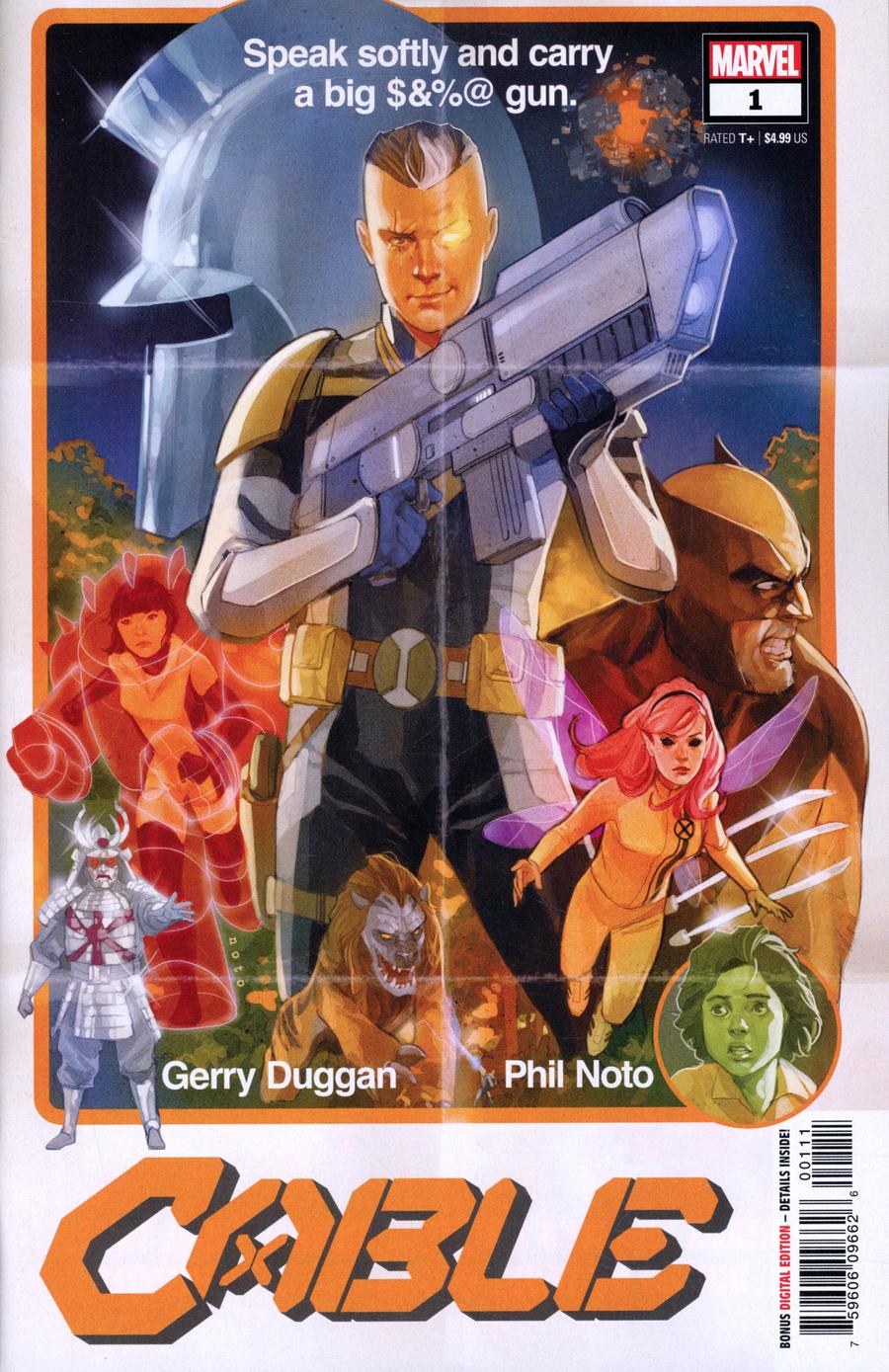 Cable Vol 4 #1 Cover A Regular Phil Noto Cover (Dawn Of X Tie-In)