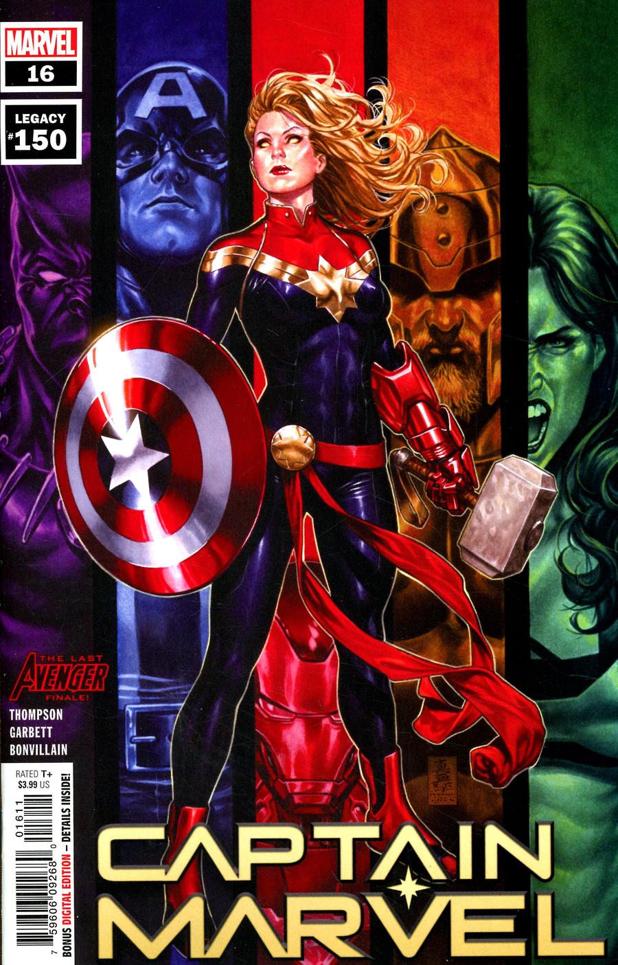 Captain Marvel Vol 9 #16 Cover A Regular Mark Brooks Cover