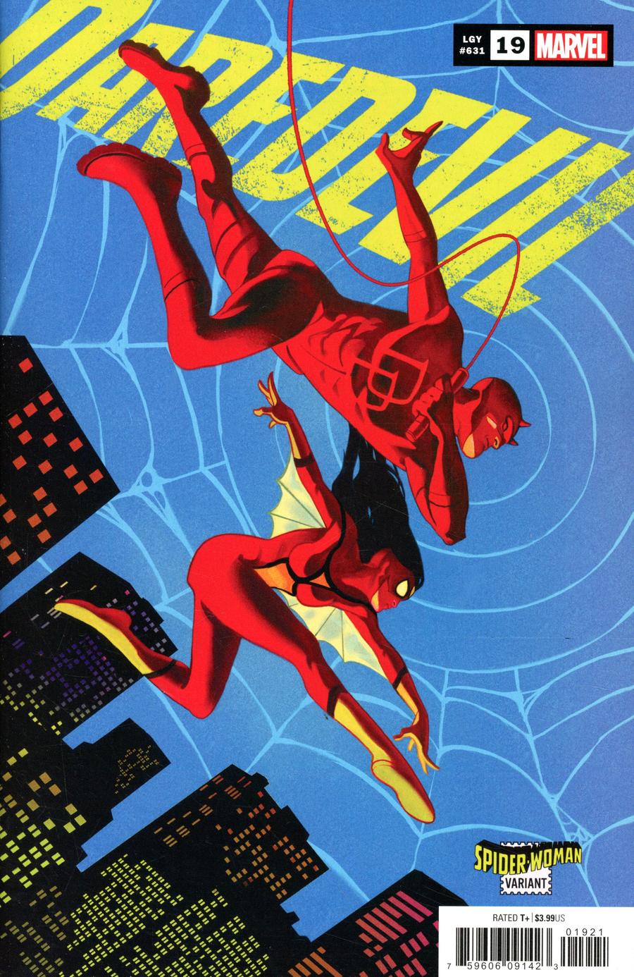 Daredevil Vol 6 #19 Cover B Variant Mike Del Mundo Spider-Woman Cover
