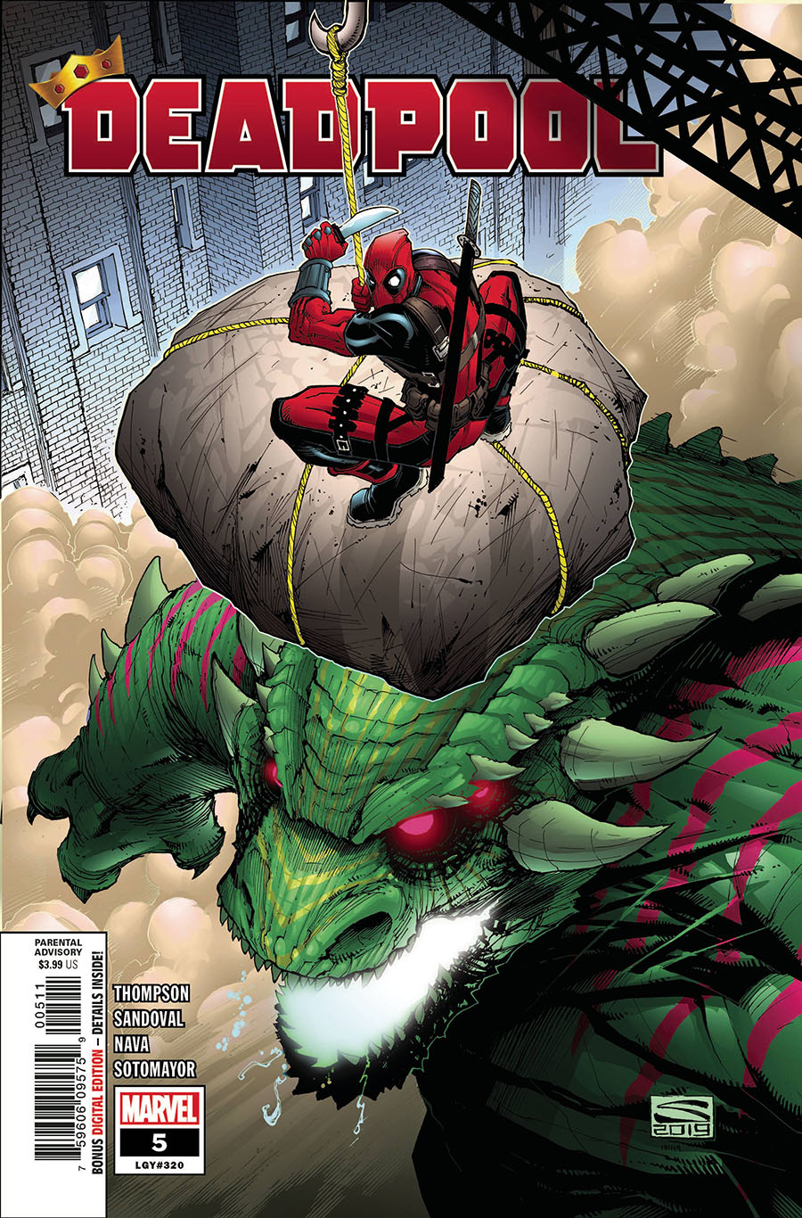 Deadpool Vol 7 #5 Cover A Regular Gerardo Sandoval Cover