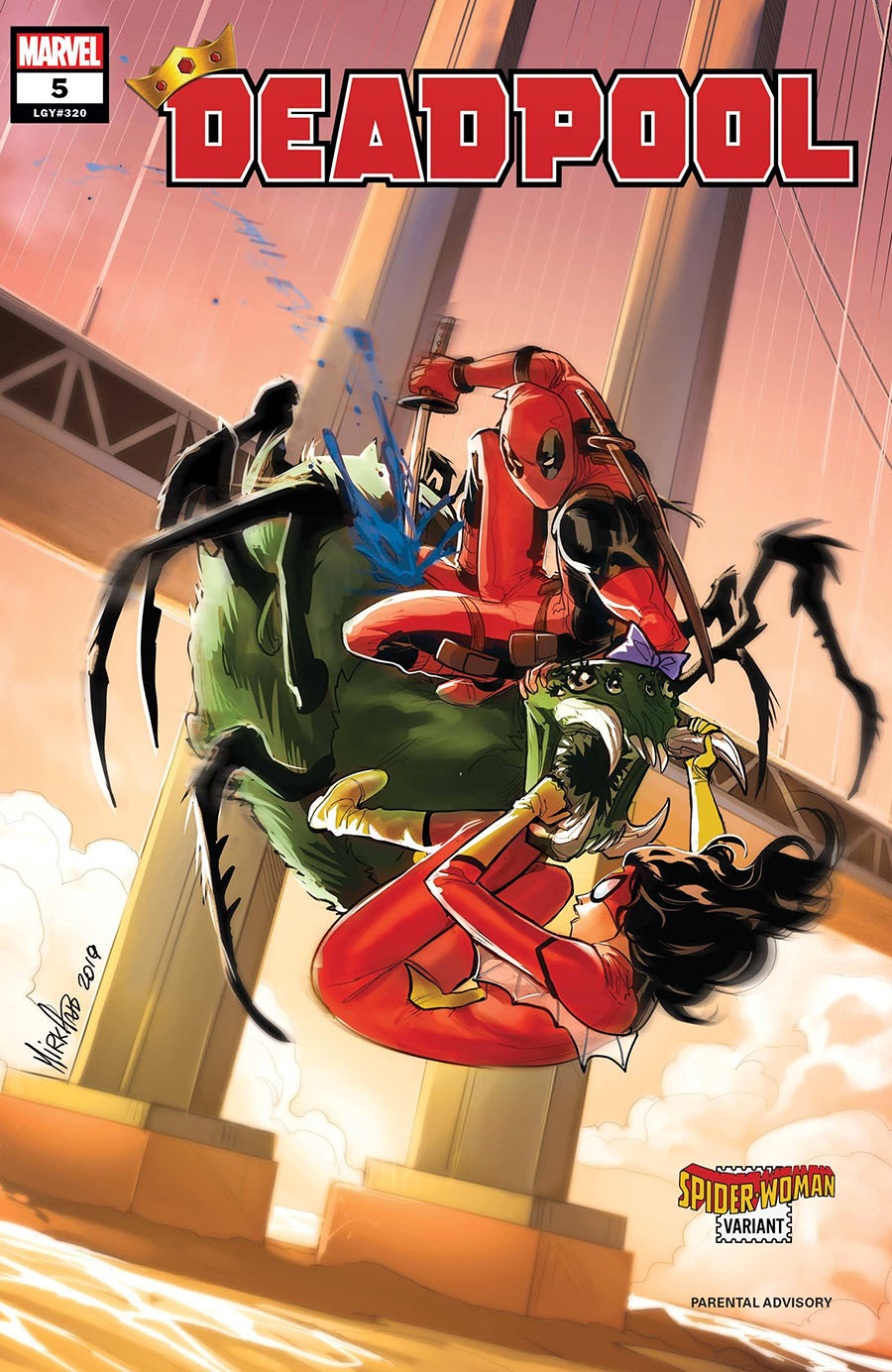 Deadpool Vol 7 #5 Cover B Variant Mirka Andolfo Spider-Woman Cover