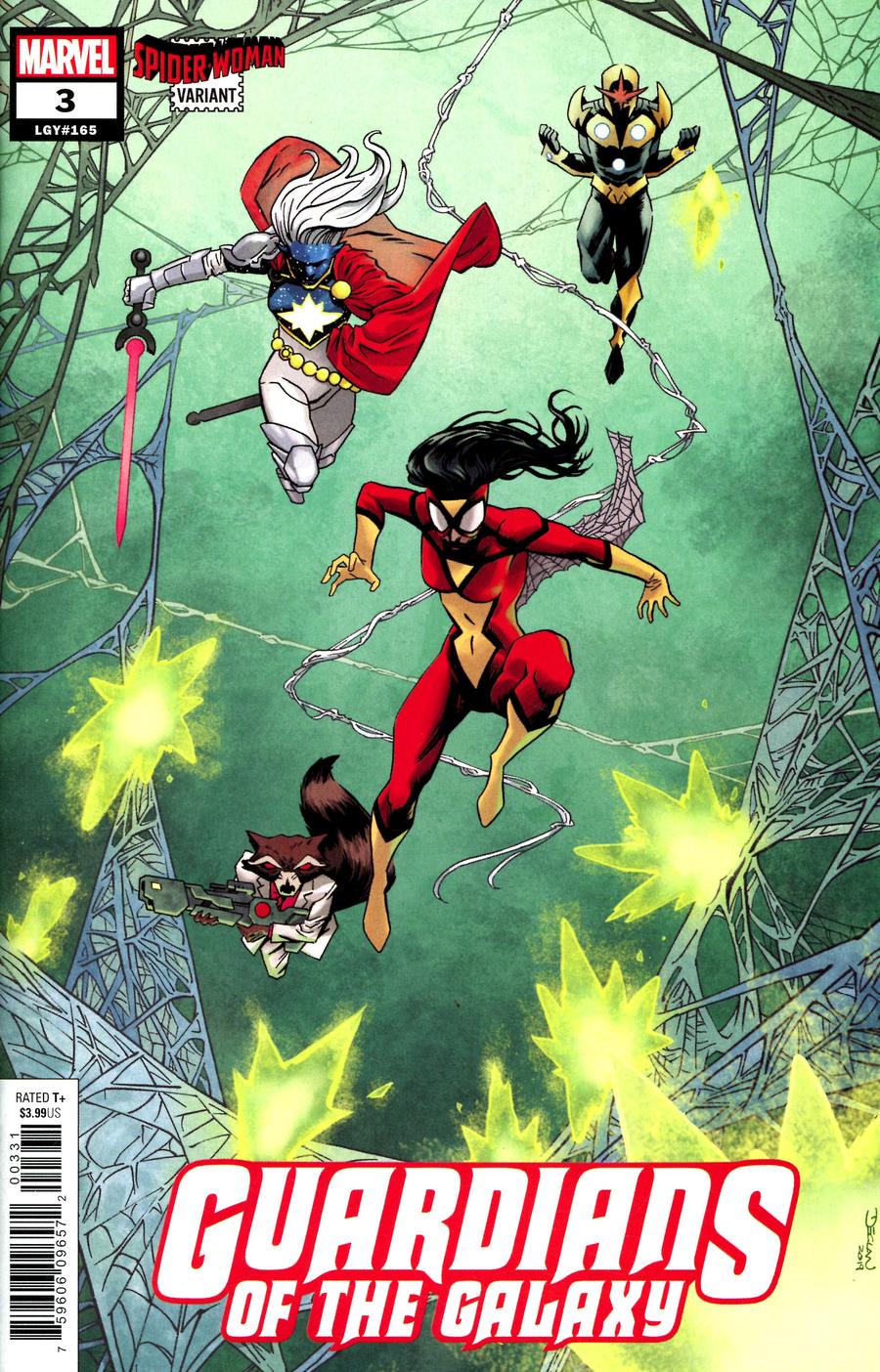 Guardians Of The Galaxy Vol 6 #3 Cover B Variant Declan Shalvey Spider-Woman Cover