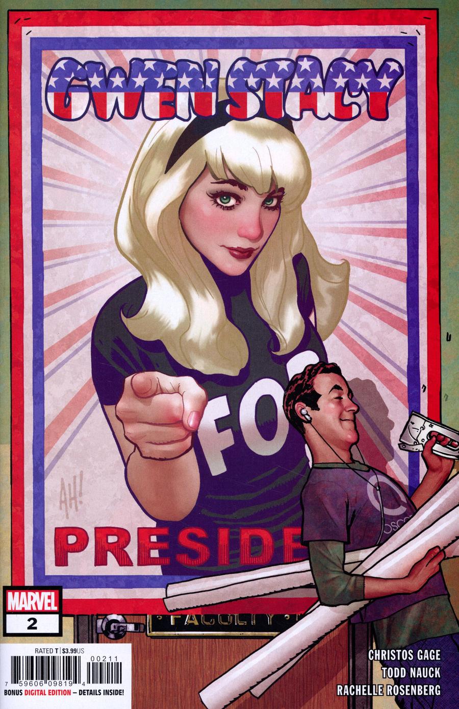 Gwen Stacy #2 Cover A Regular Adam Hughes Cover