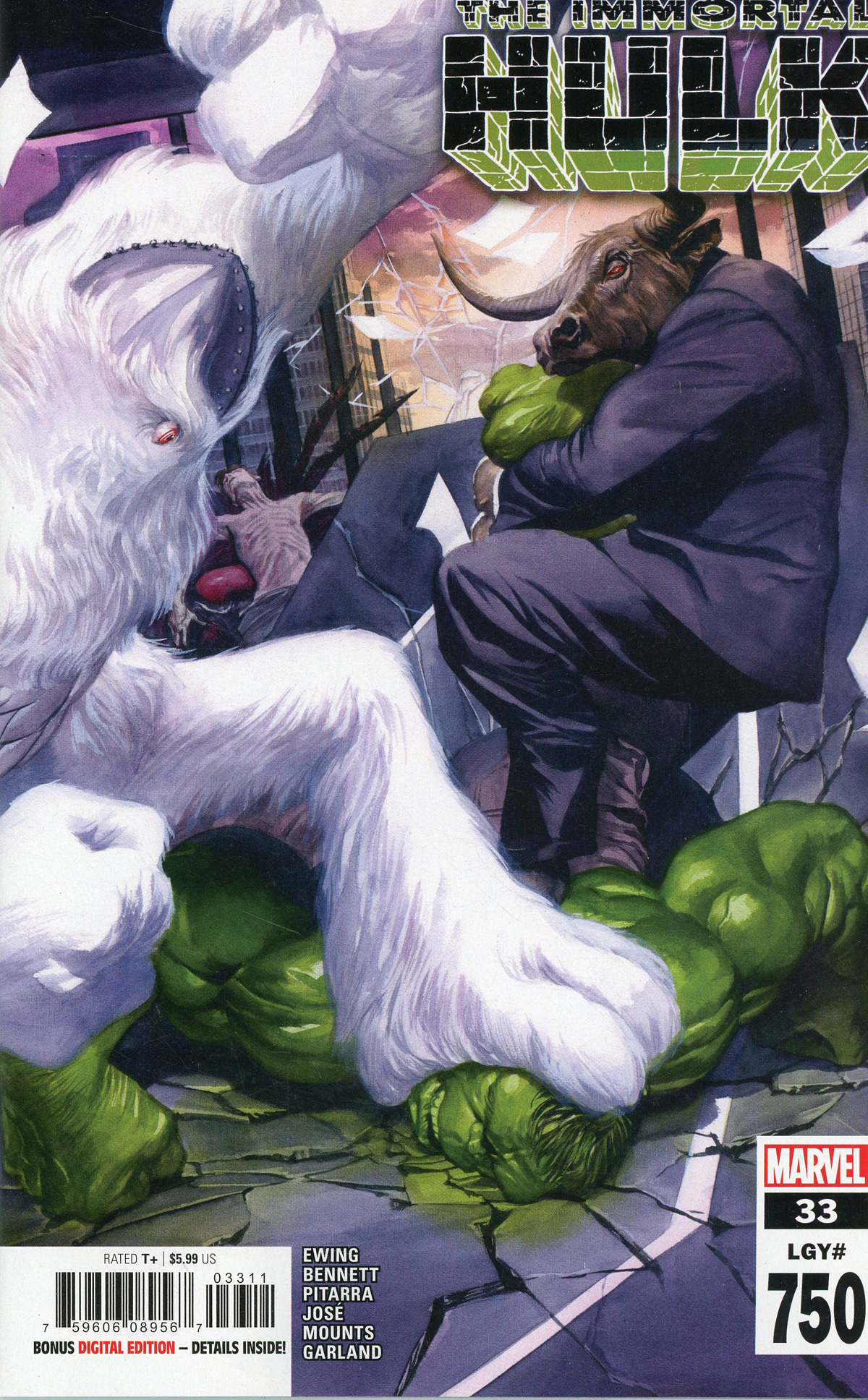 Immortal Hulk #33 Cover A Regular Alex Ross Cover (#750)