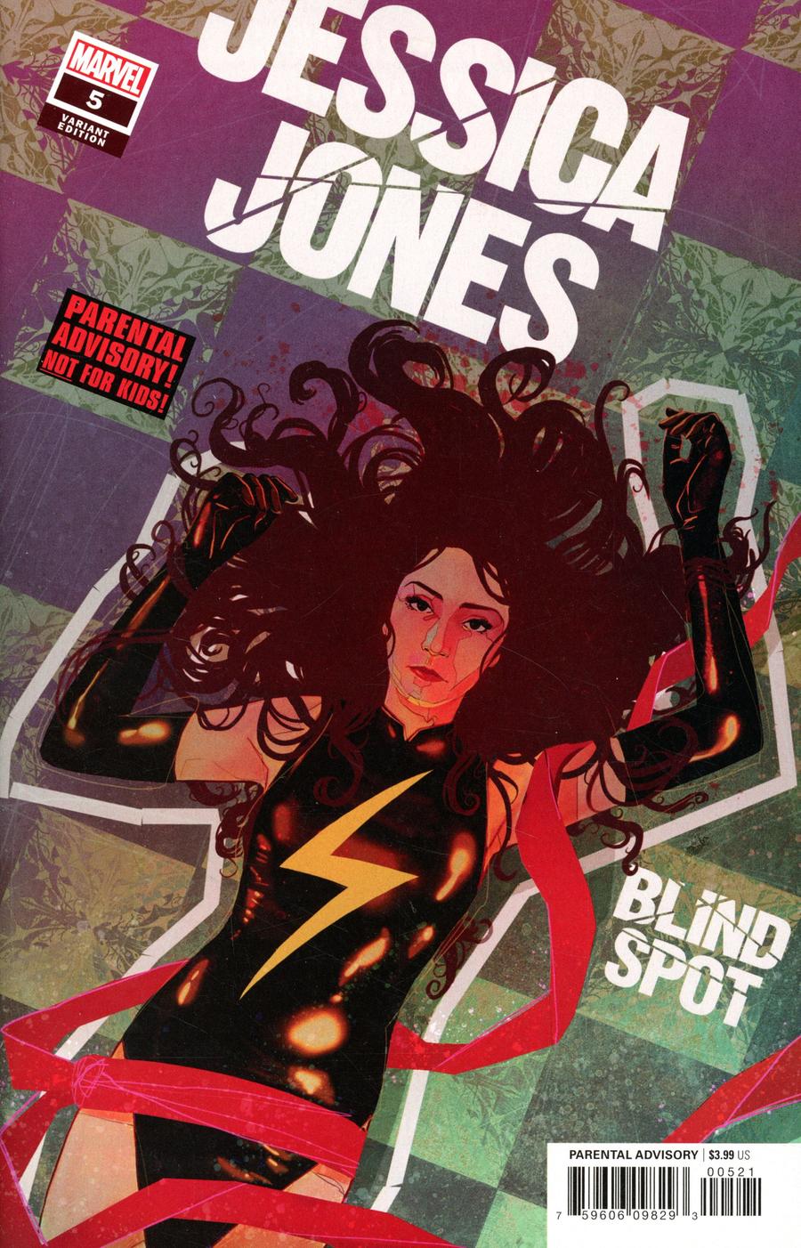 Jessica Jones Blind Spot #5 Cover B Variant Martin Simmonds Cover