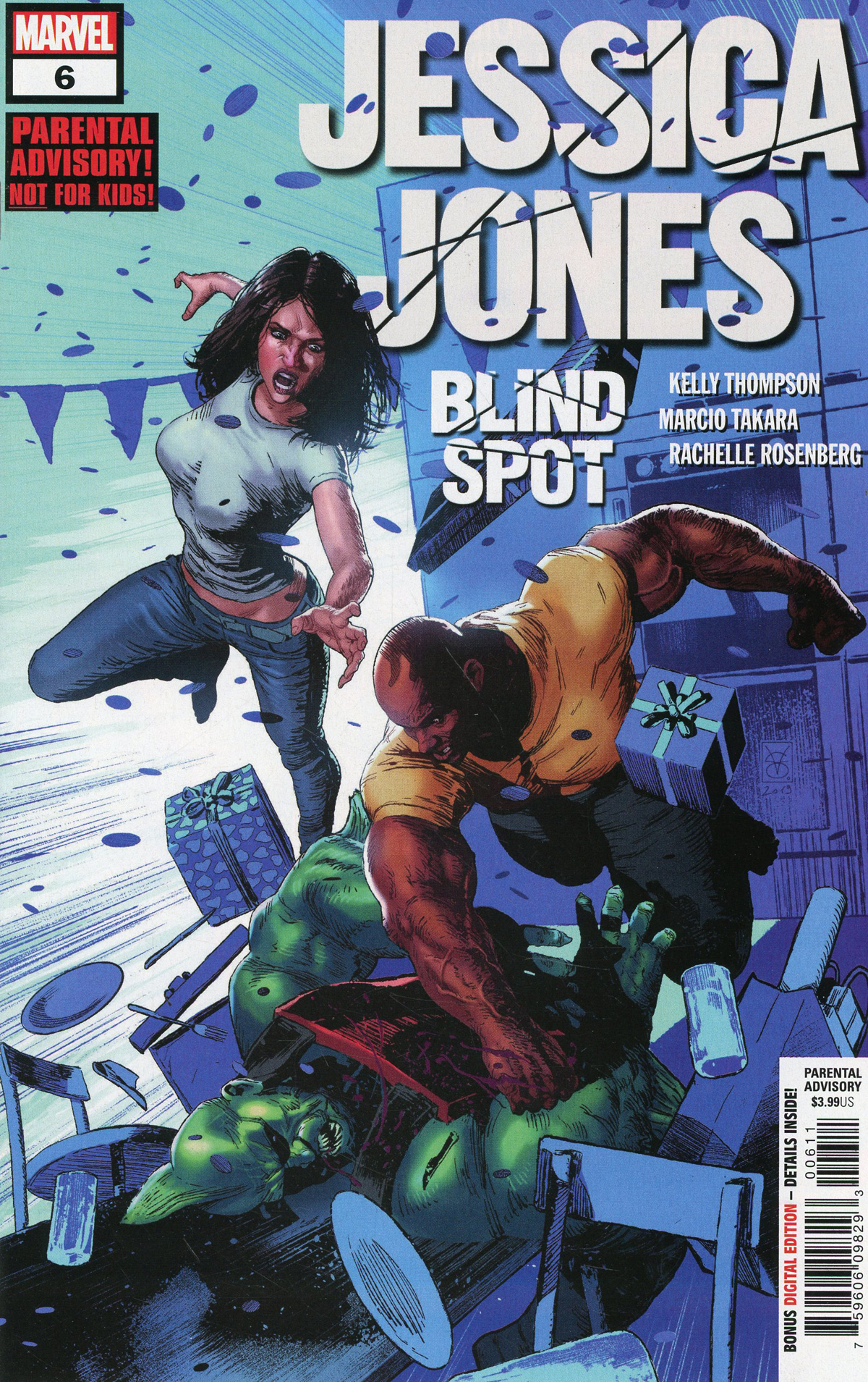 Jessica Jones Blind Spot #6 Cover A Regular Valerio Giangiordano Cover