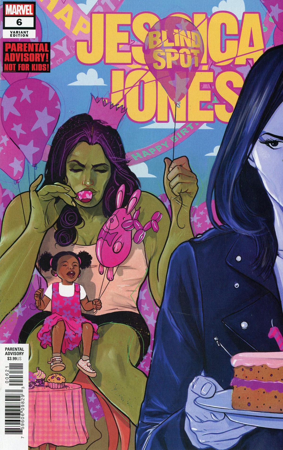 Jessica Jones Blind Spot #6 Cover B Variant Martin Simmonds Cover