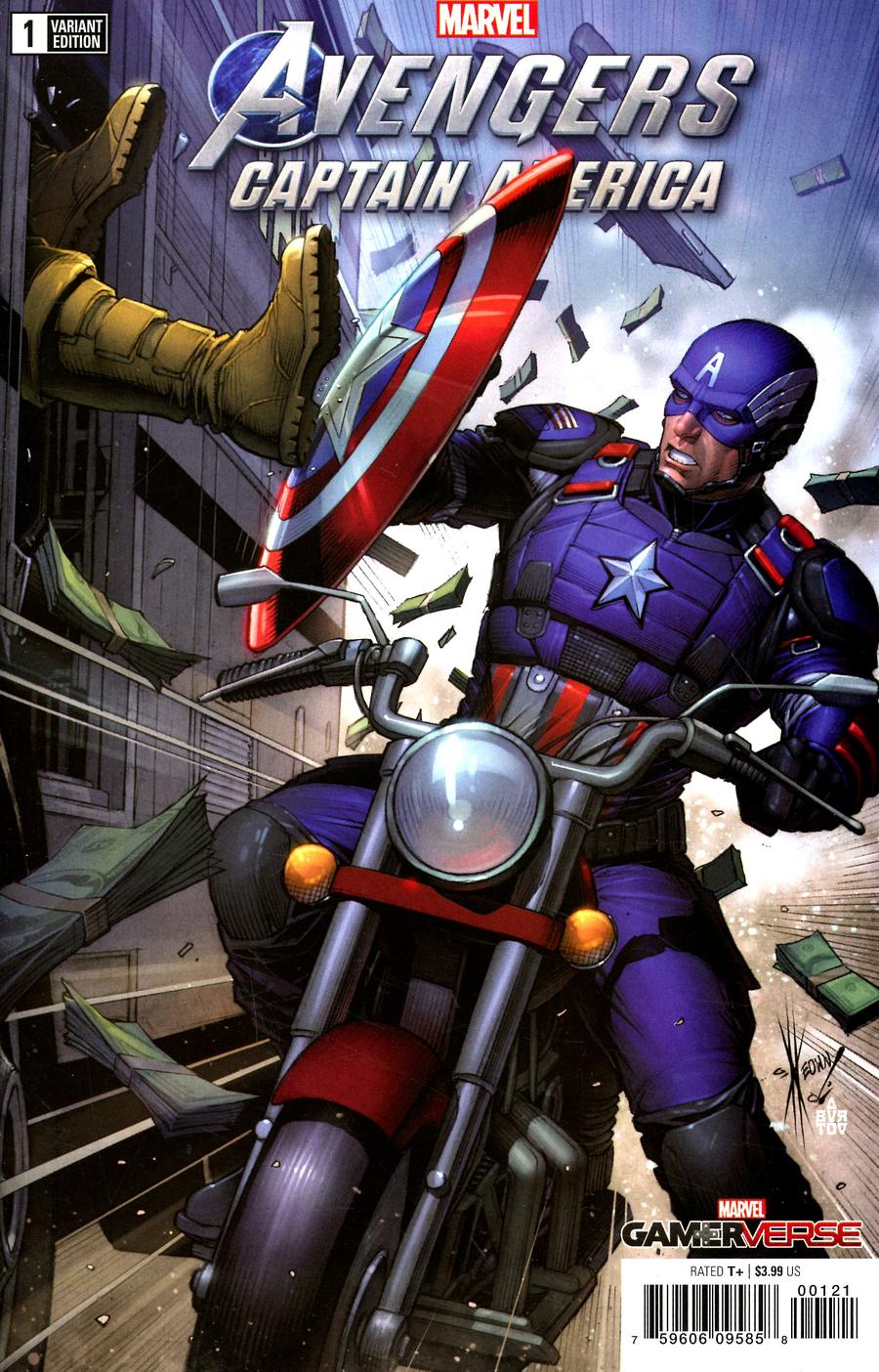 Marvels Avengers Captain America #1 Cover B Variant Dale Keown Cover
