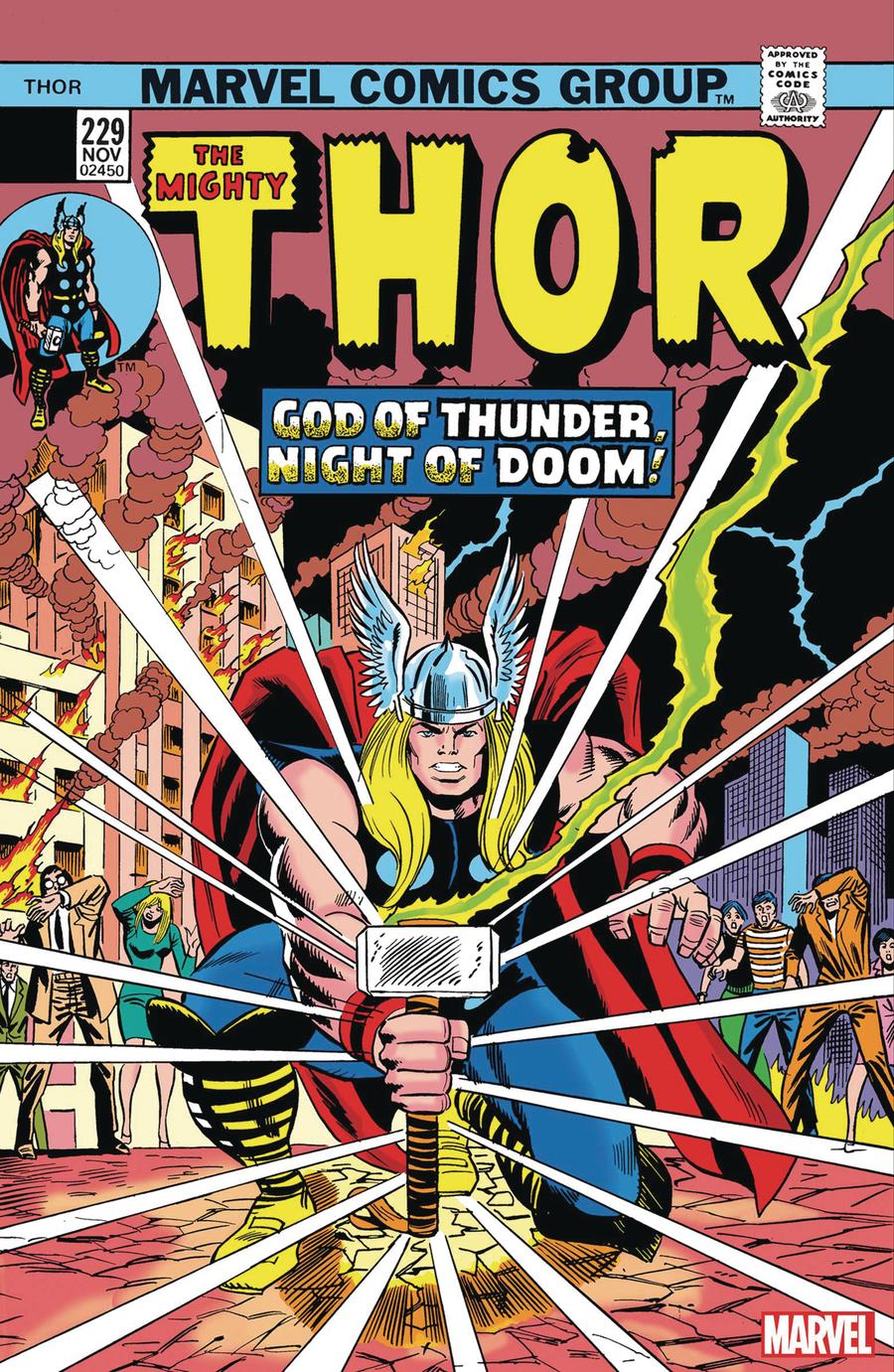 Thor Vol 1 #229 Cover B Facsimile Edition