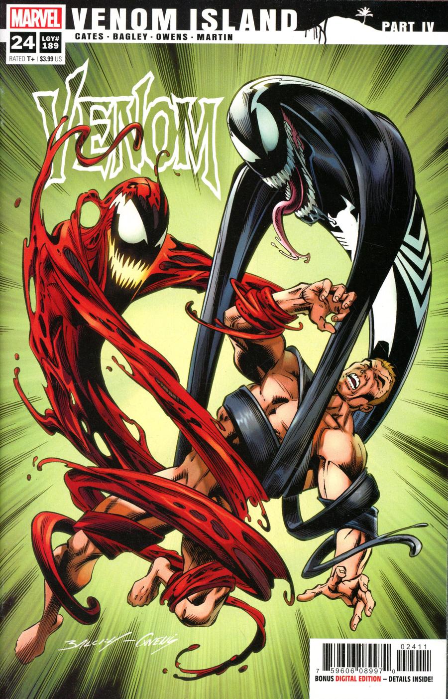 Venom Vol 4 #24 Cover A Regular Mark Bagley Cover