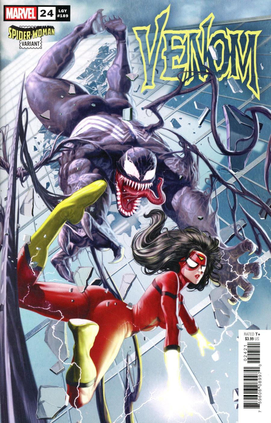 Venom Vol 4 #24 Cover B Variant Rock-He Kim Spider-Woman Cover