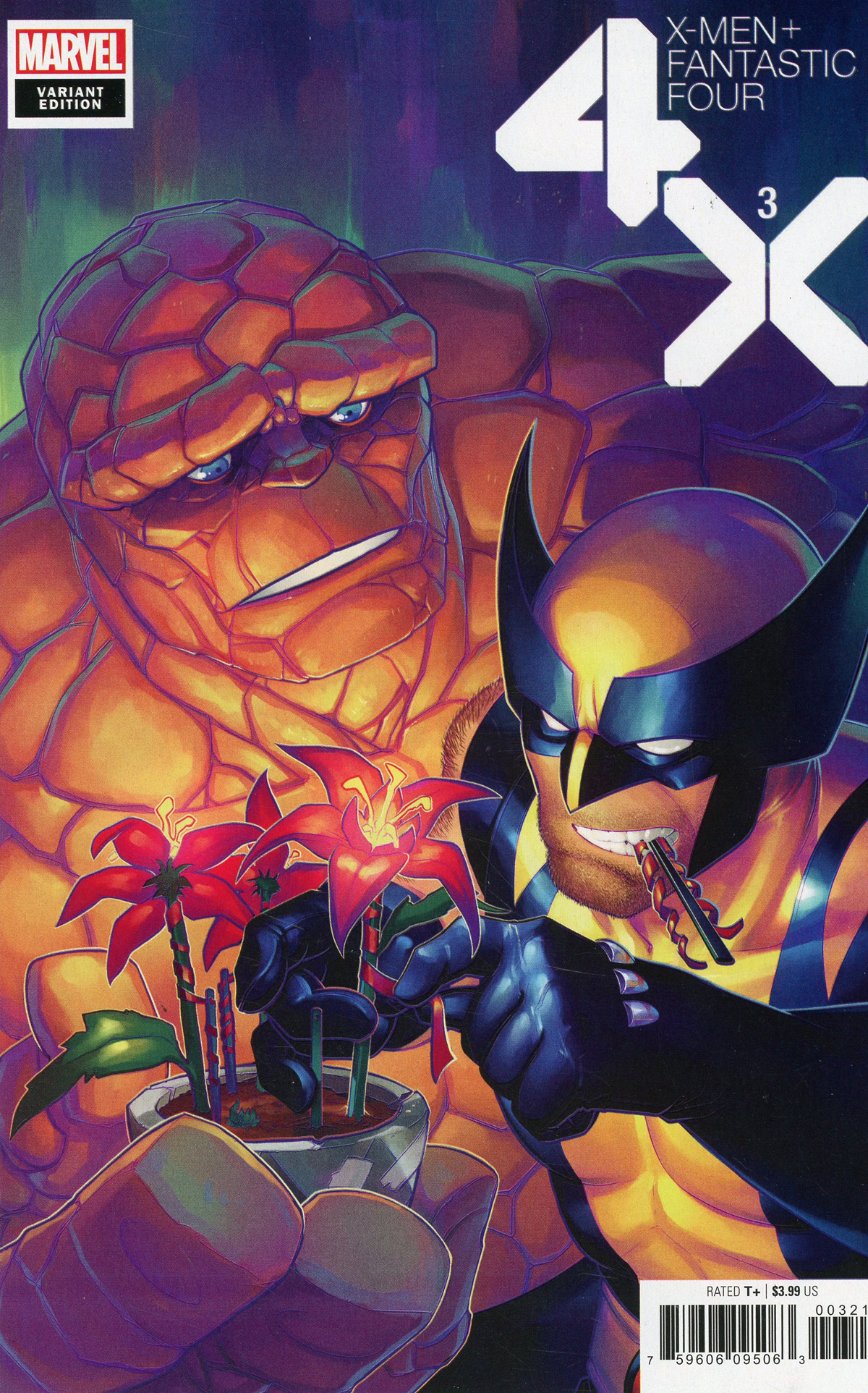 X-Men Fantastic Four Vol 2 #3 Cover B Variant Meghan Hetrick Flower Cover
