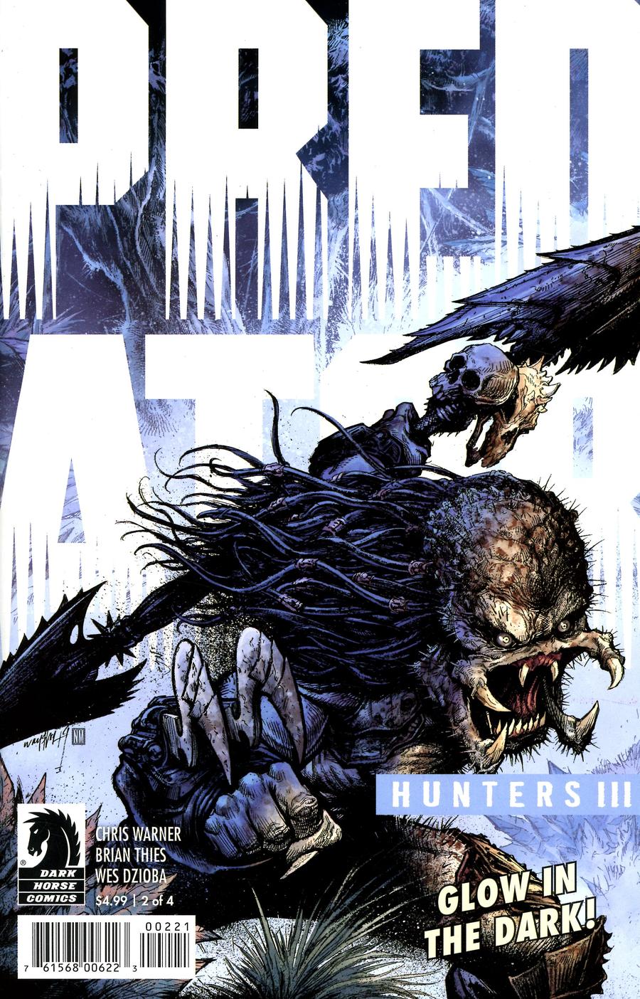 Predator Hunters III #2 Cover B Variant Jonathan Wayshak Glow-In-The-Dark Ink Cover