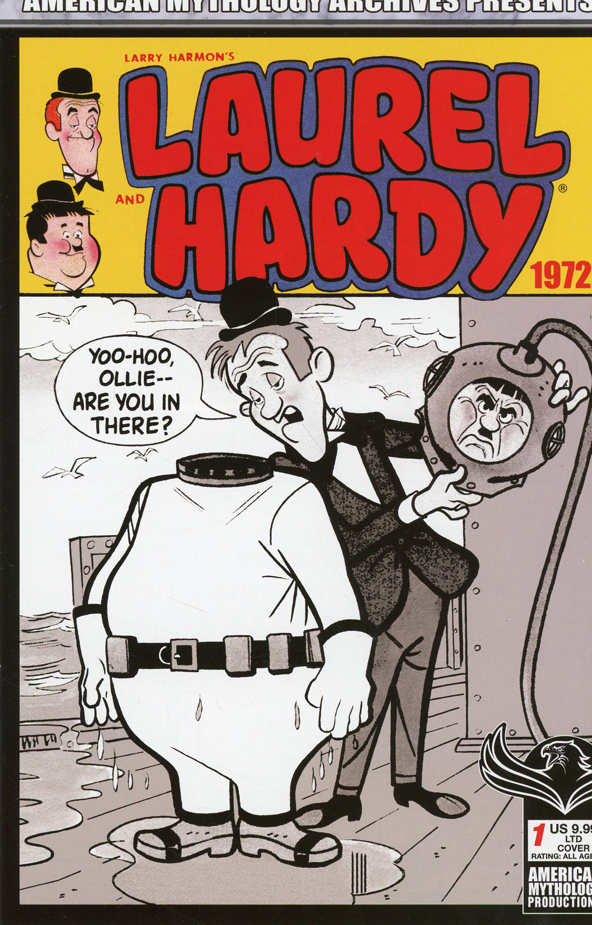 American Mythology Archives Laurel & Hardy 1972 #1 Cover B Limited Edition Cover