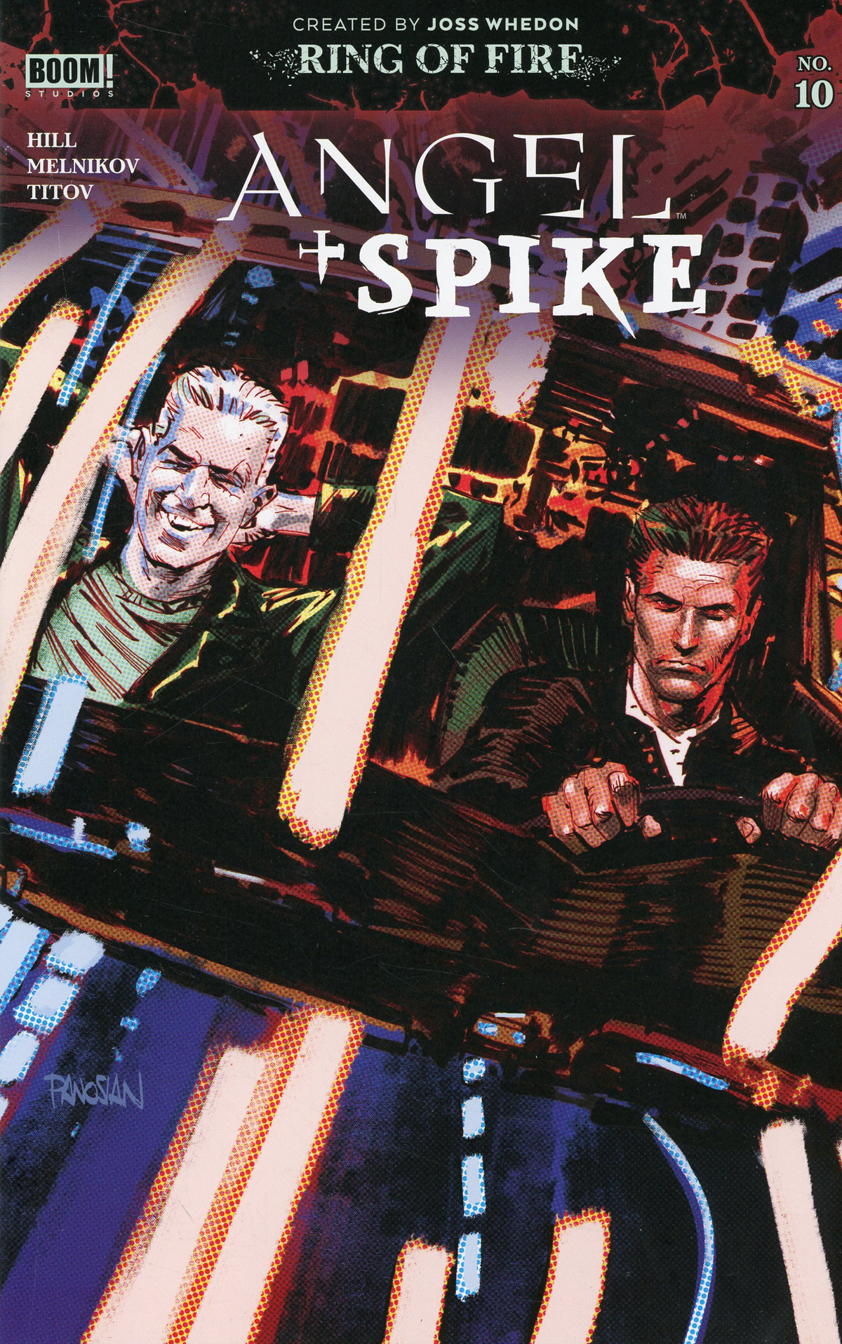 Angel & Spike #10 Cover A Regular Dan Panosian Cover