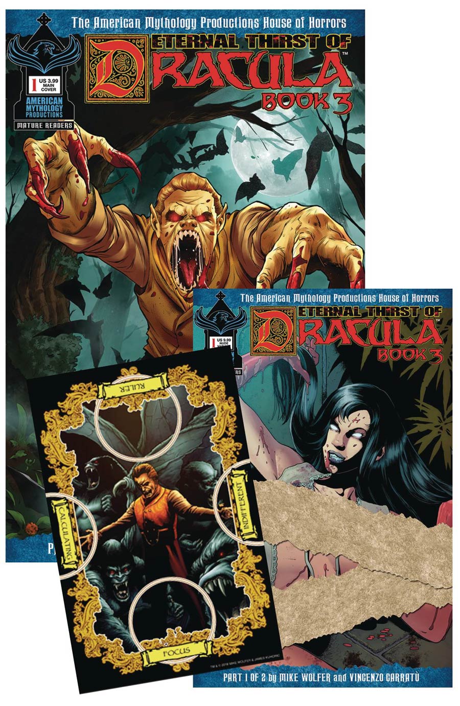 Eternal Thirst Of Dracula Book 3 #1 Signed Collector Set