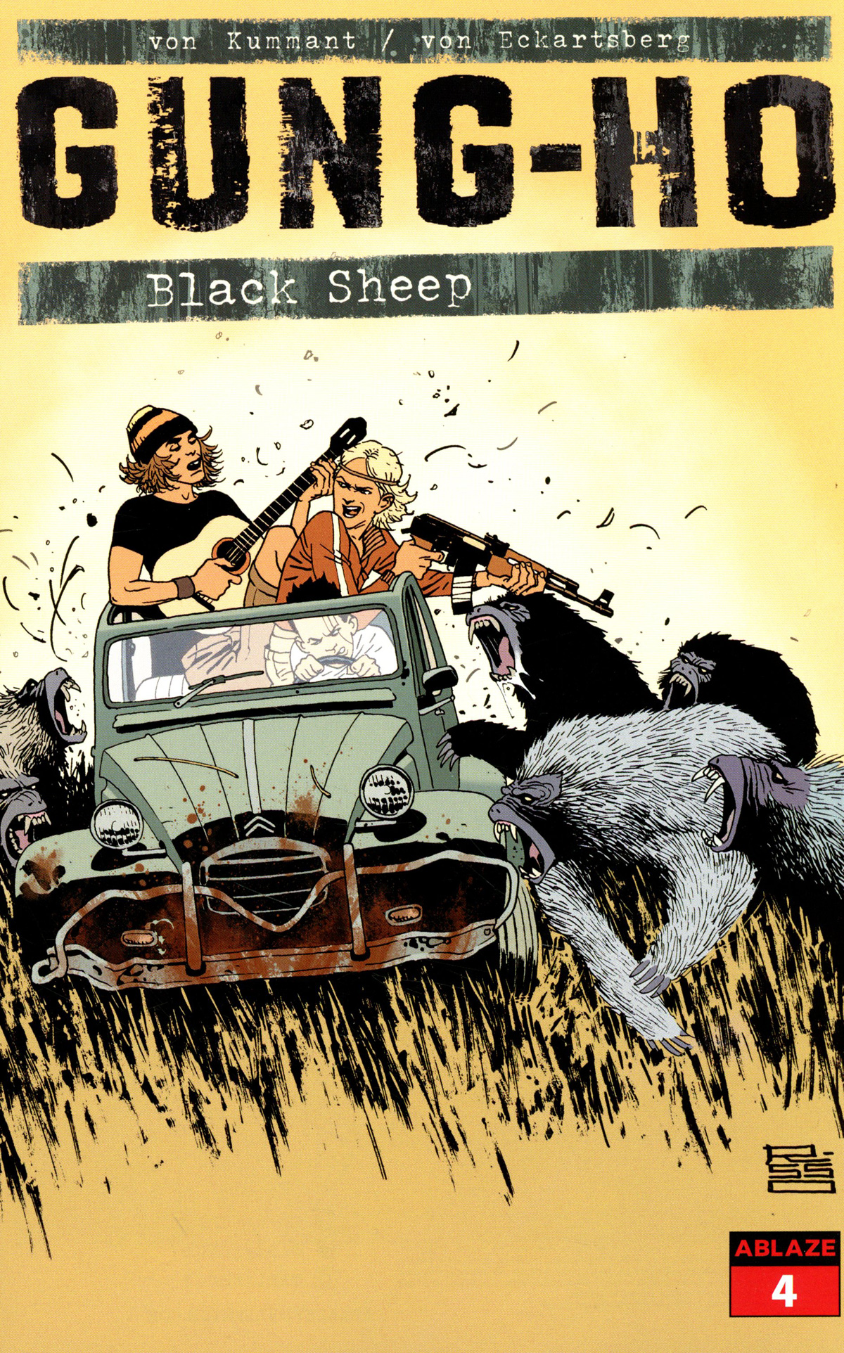 Gung-Ho #4 Cover A Regular Eduardo Risso Cover