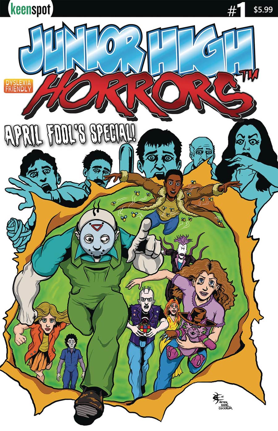 Junior High Horrors April Fools Special #1 Cover A Regular Giant Size X-Men Parody Cover