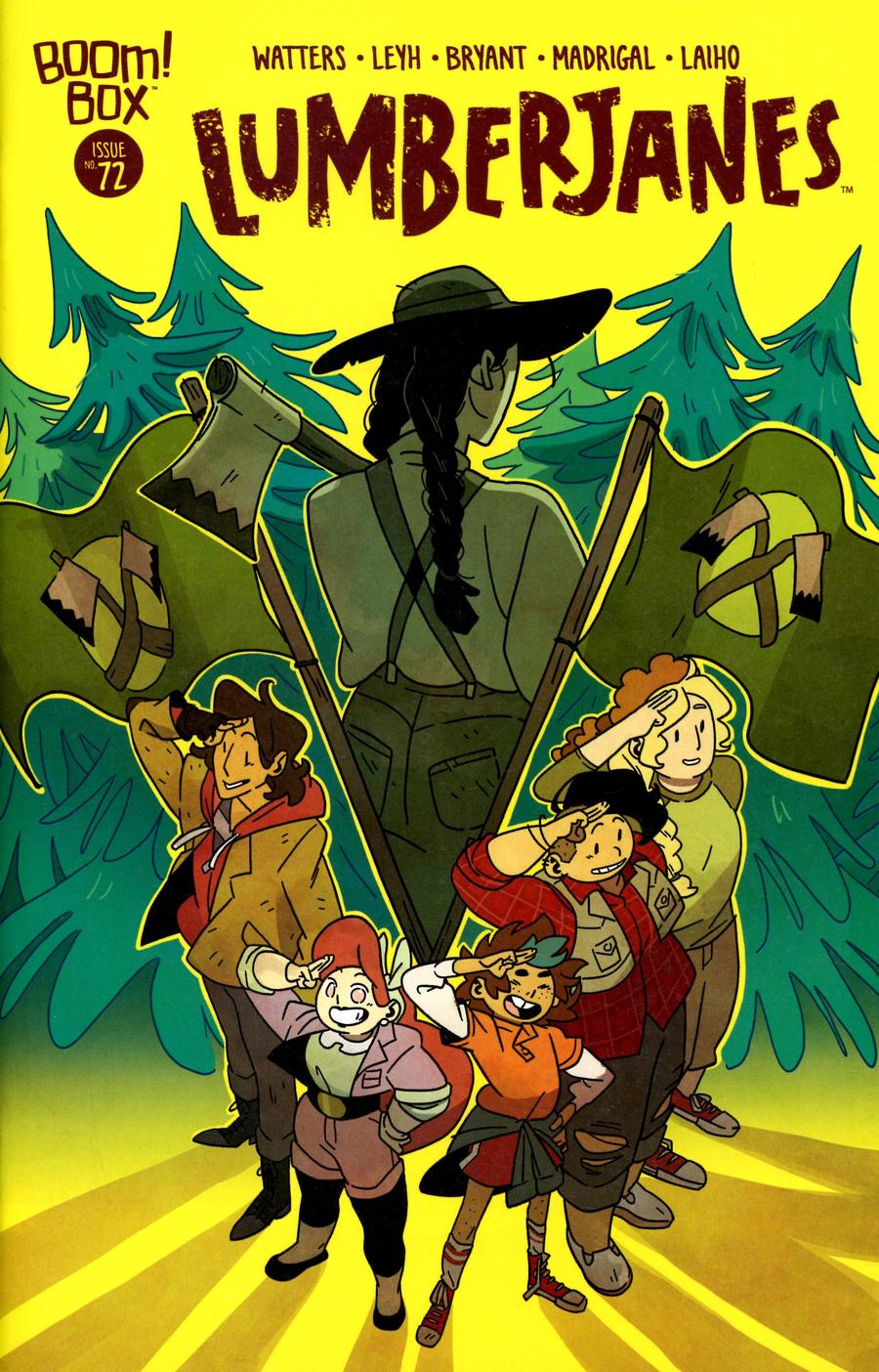 Lumberjanes #72 Cover A Regular Kat Leyh Cover