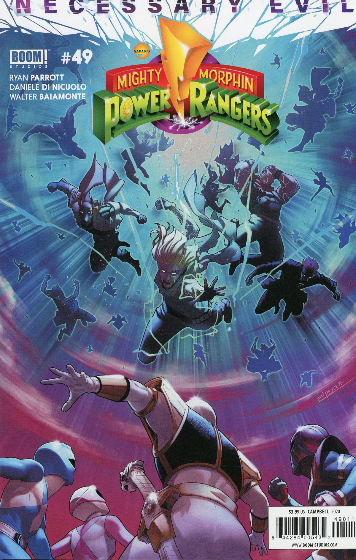 Mighty Morphin Power Rangers (BOOM Studios) #49 Cover A Regular Jamal Campbell Cover