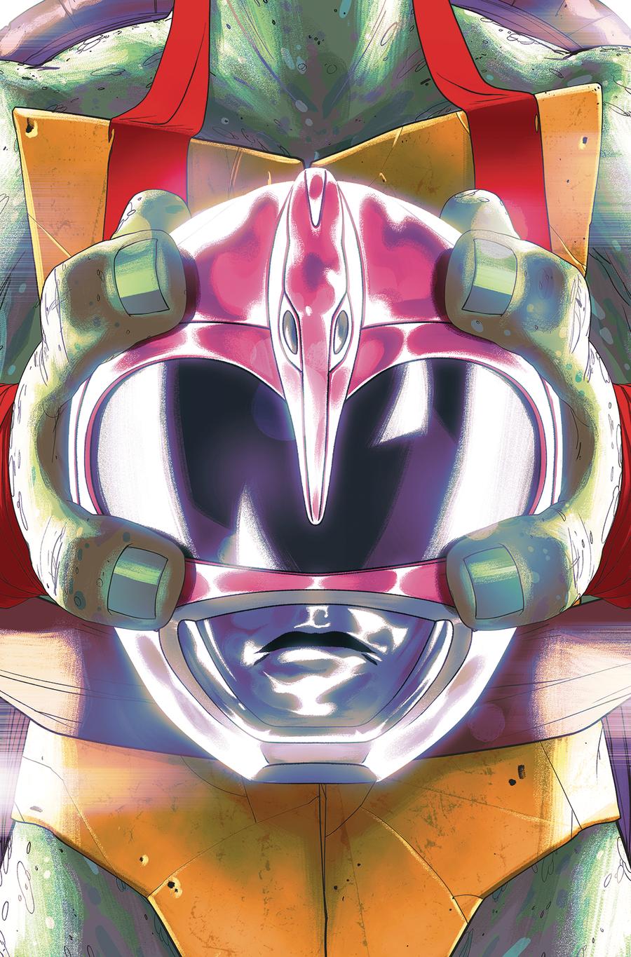 Mighty Morphin Power Rangers Teenage Mutant Ninja Turtles #4 Cover E Variant Goni Montes Raphael Cover