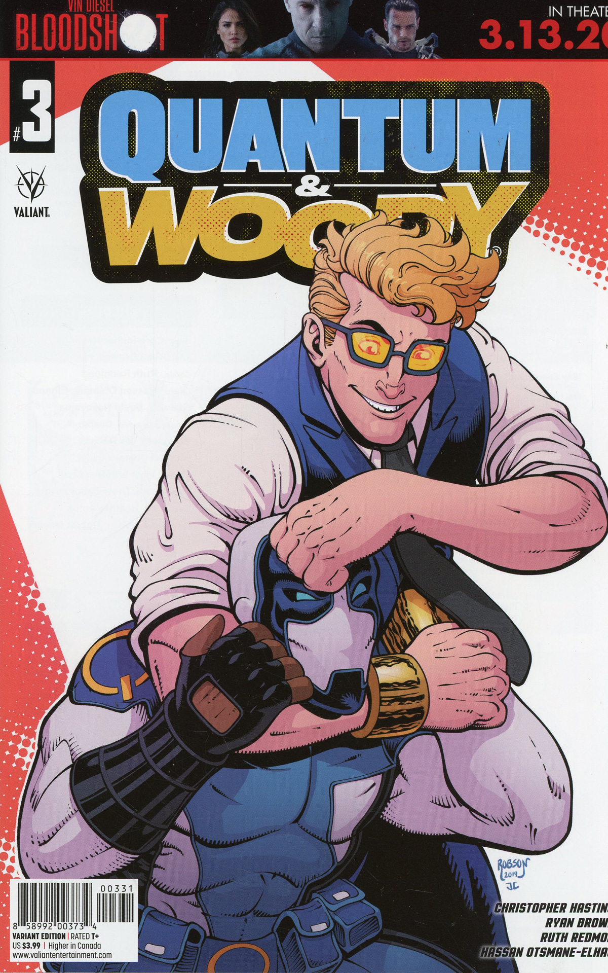 Quantum & Woody Vol 5 #3 Cover C Variant Will Robson Cover