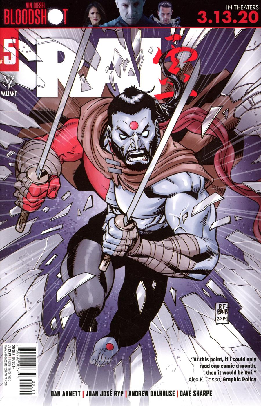 Rai Vol 3 #5 Cover A Regular Ramon F Bachs Cover