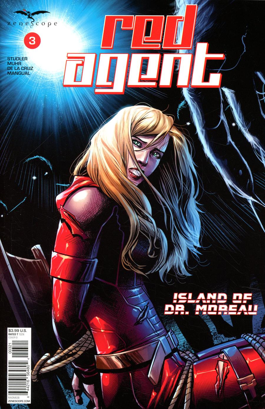 Grimm Fairy Tales Presents Red Agent Island Of Dr Moreau #3 Cover B Martin Coccolo