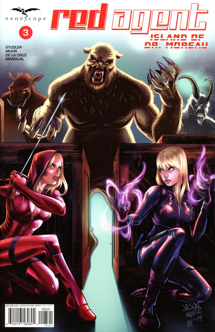 Grimm Fairy Tales Presents Red Agent Island Of Dr Moreau #3 Cover D Jason Muhr