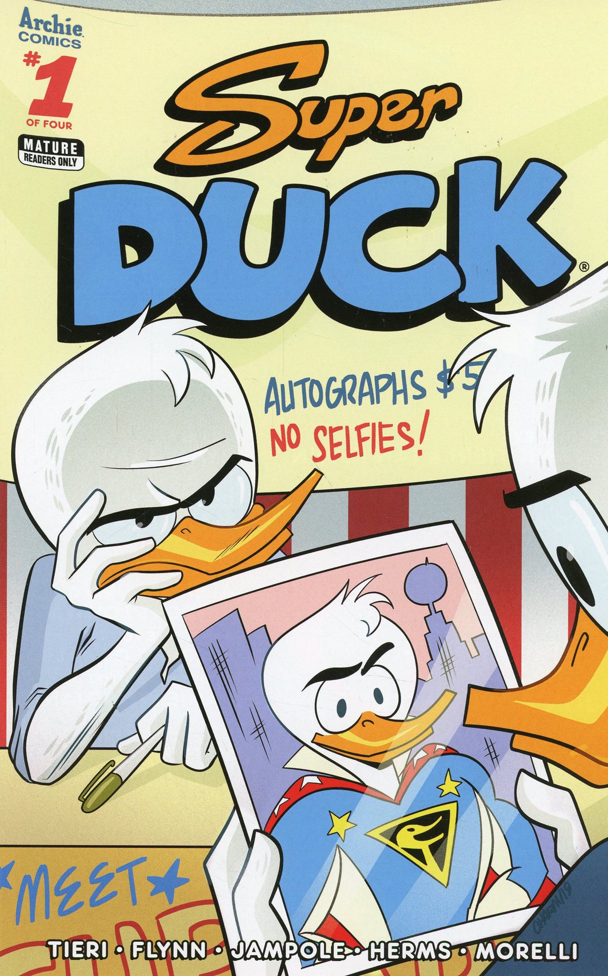 Super Duck #1 Cover B Variant Derek Charm Cover