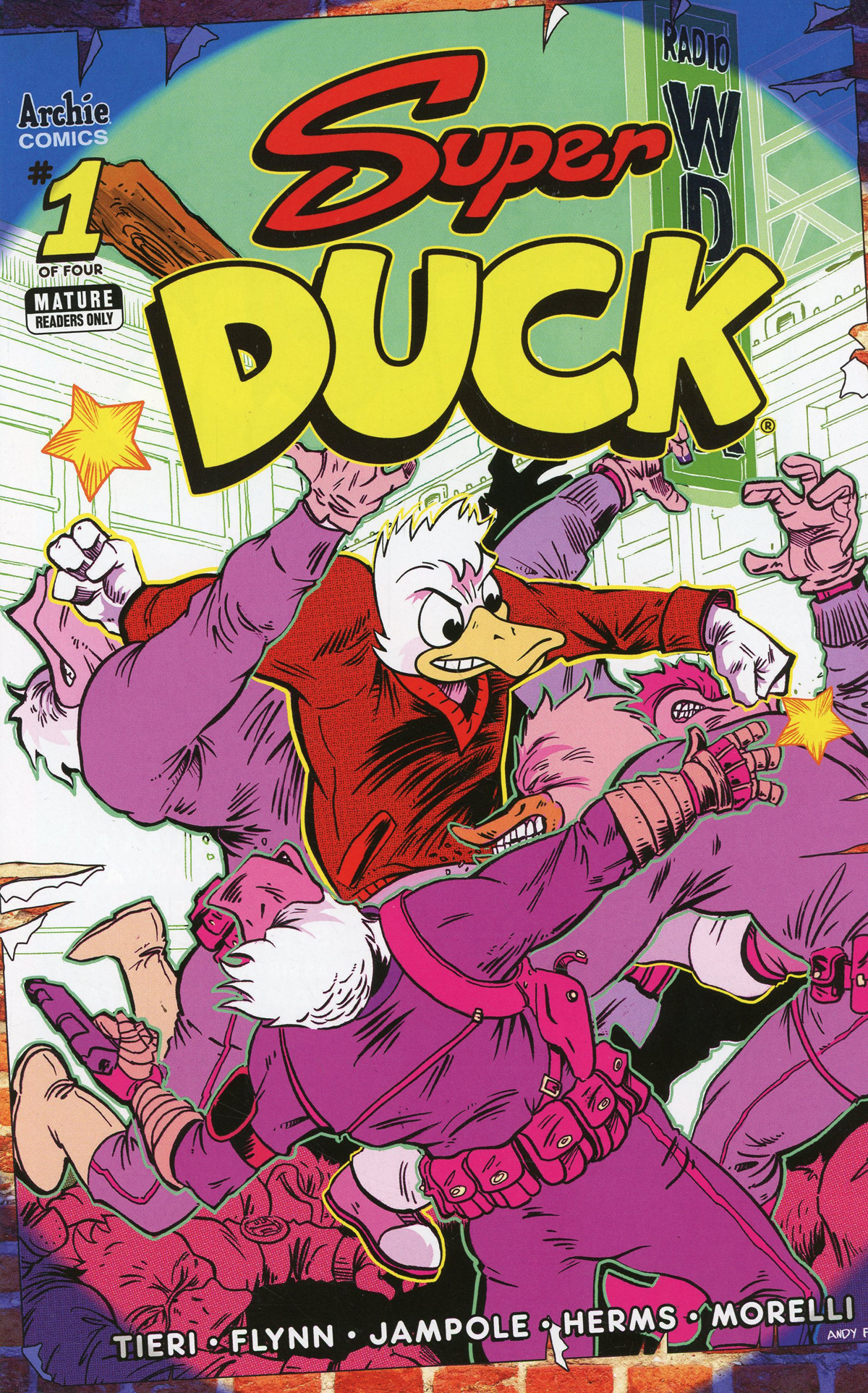 Super Duck #1 Cover C Variant Andy Fish Cover