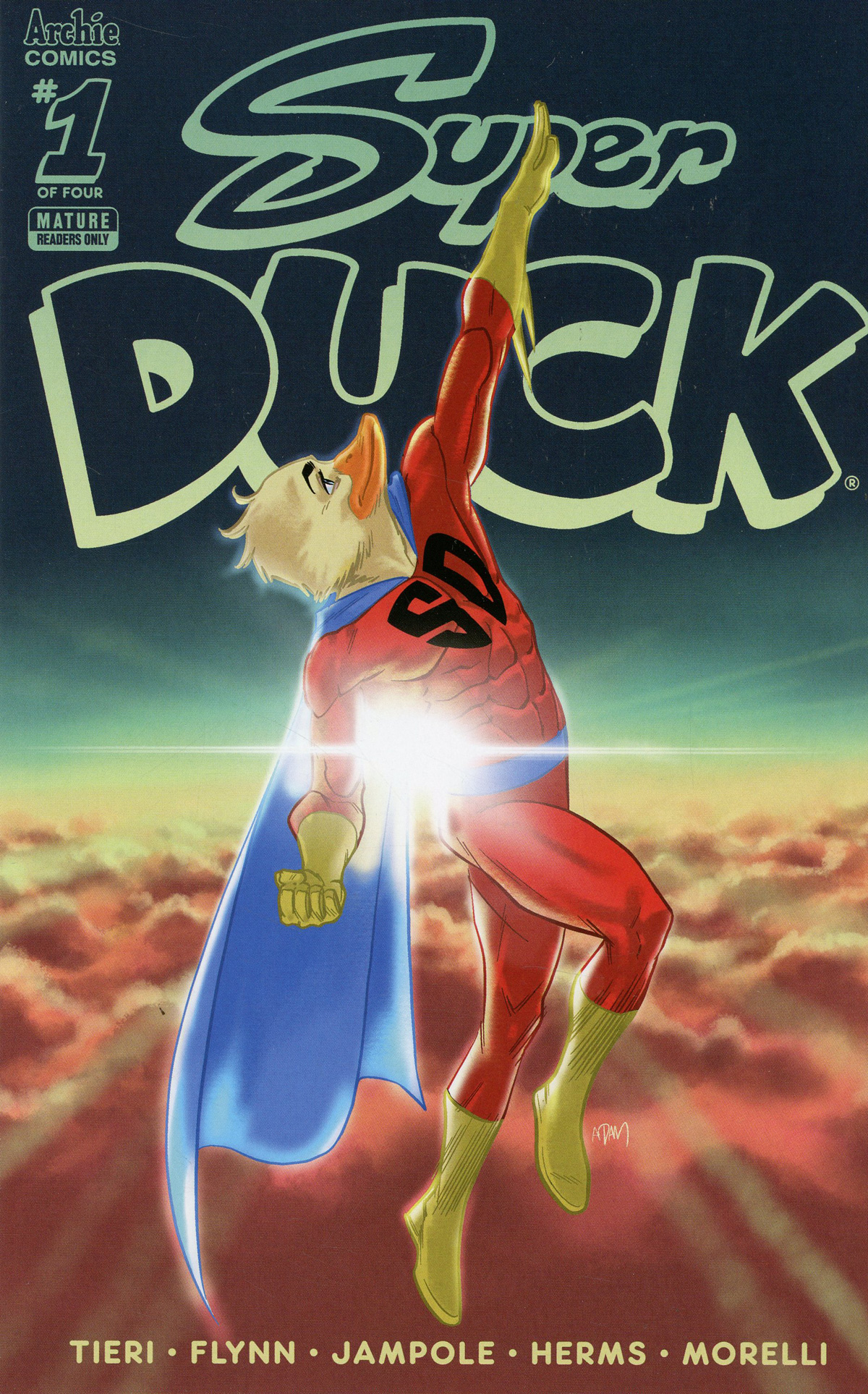 Super Duck #1 Cover D Variant Adam Gorham Cover