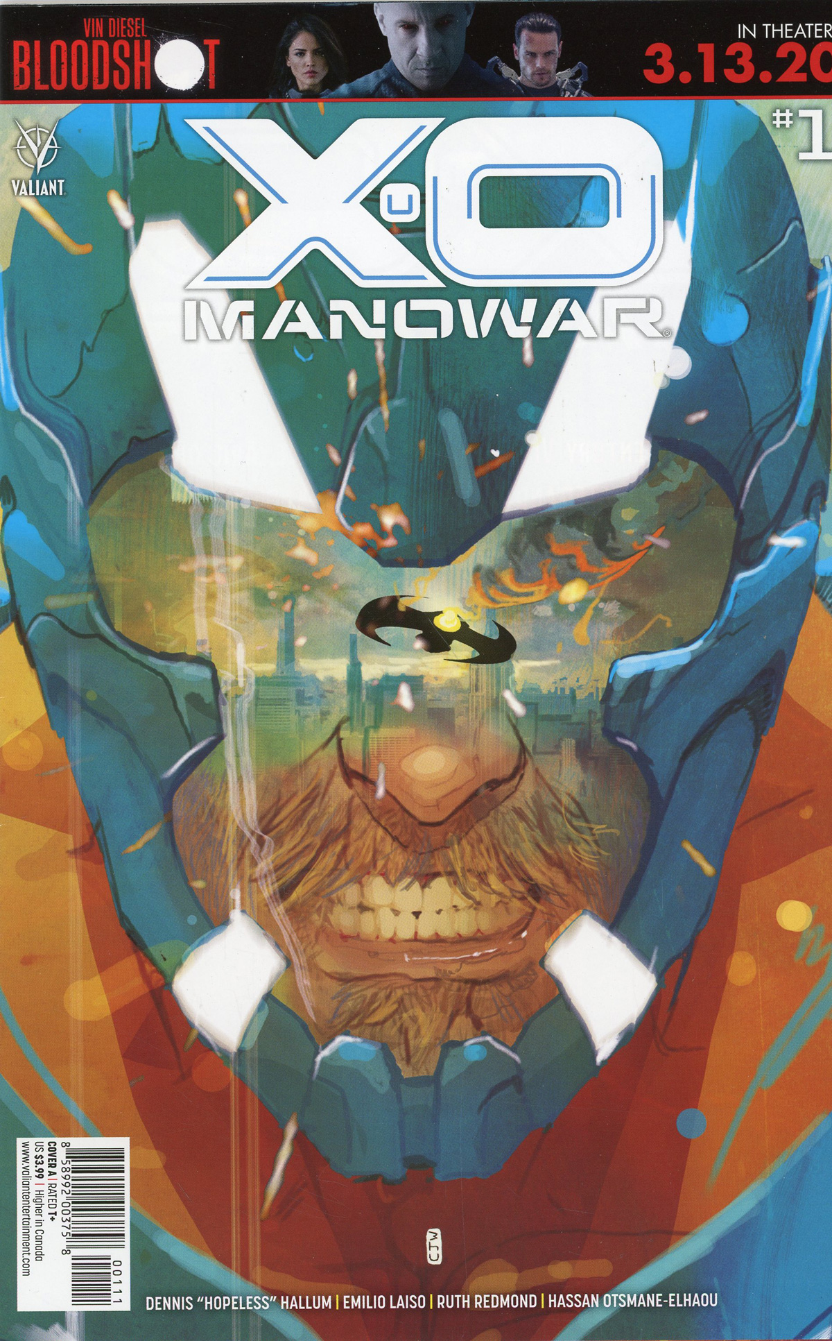 X-O Manowar Vol 5 #1 Cover A Regular Christian Ward Cover