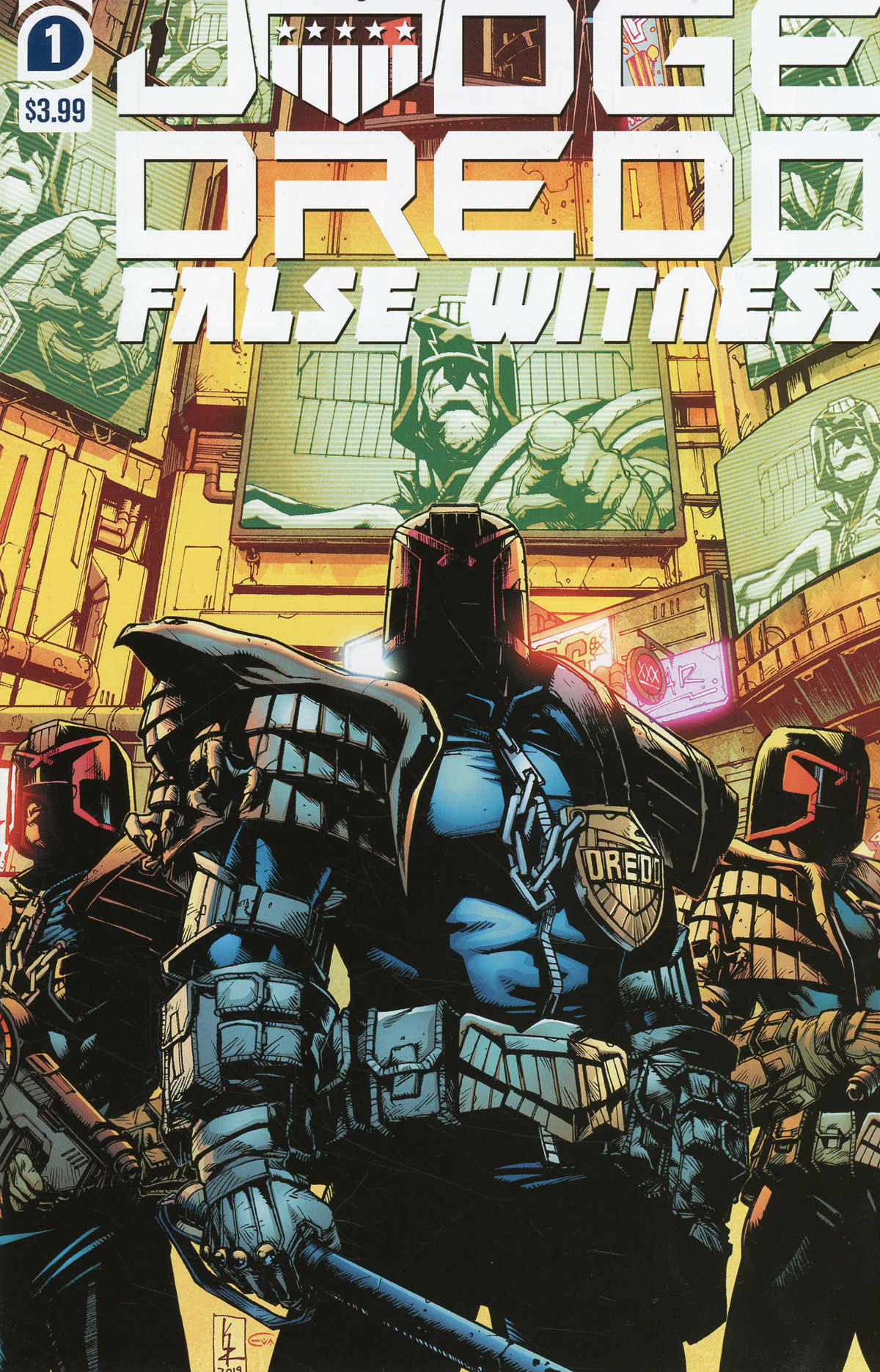 Judge Dredd False Witness #1 Cover A Regular Kei Zama Cover