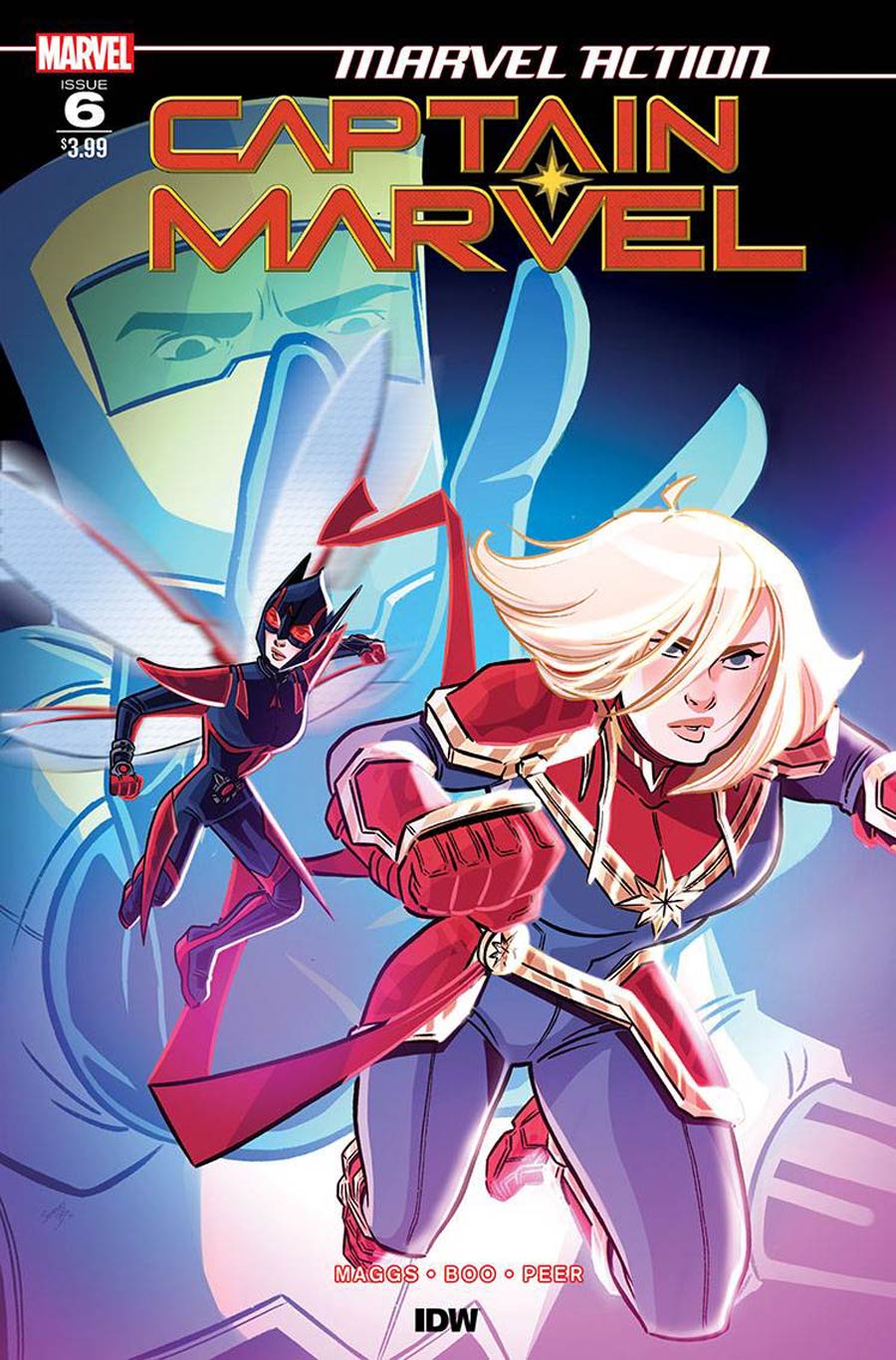 Marvel Action Captain Marvel #6 Cover A Regular Sweeney Boo Cover