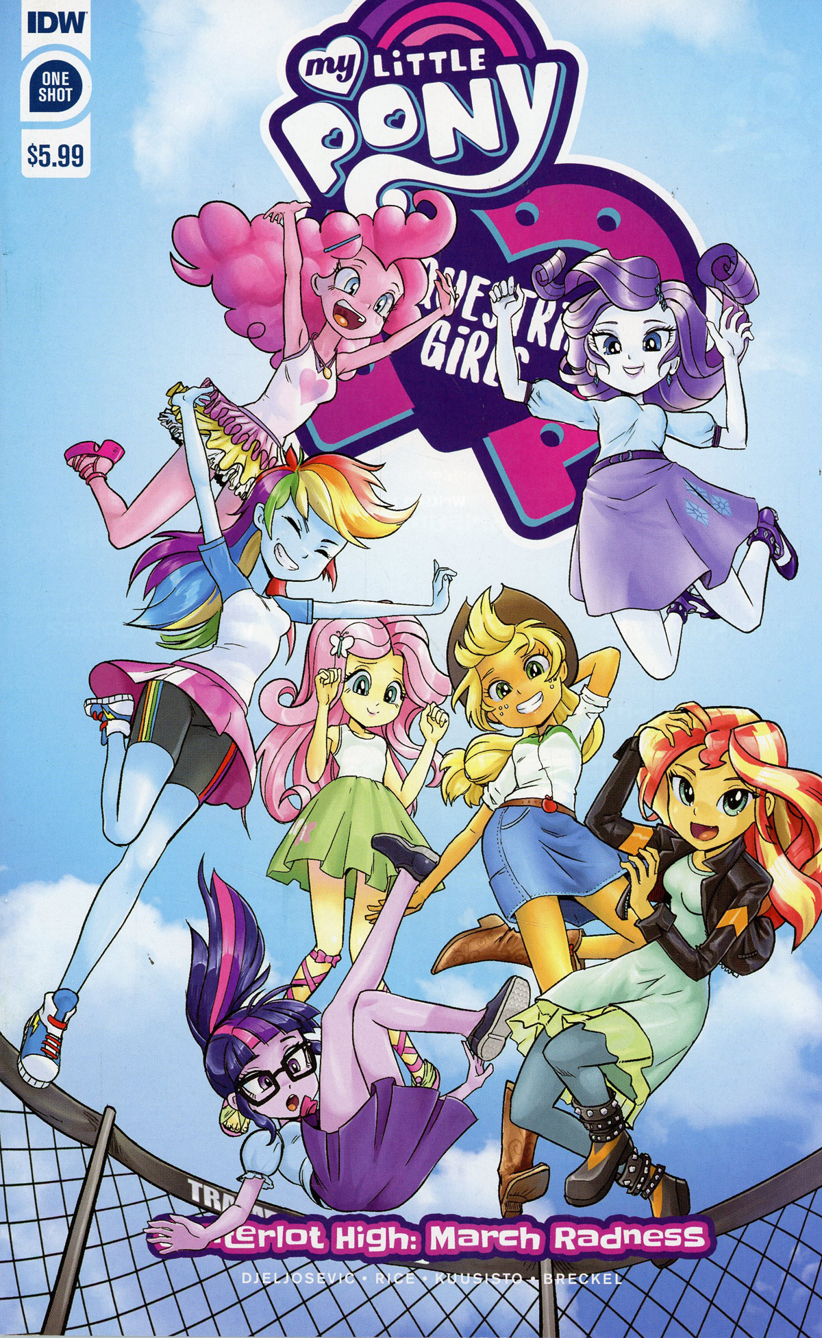 My Little Pony Equestria Girls Canterlot High March Radness Cover A Regular Toni Kuusisto Cover