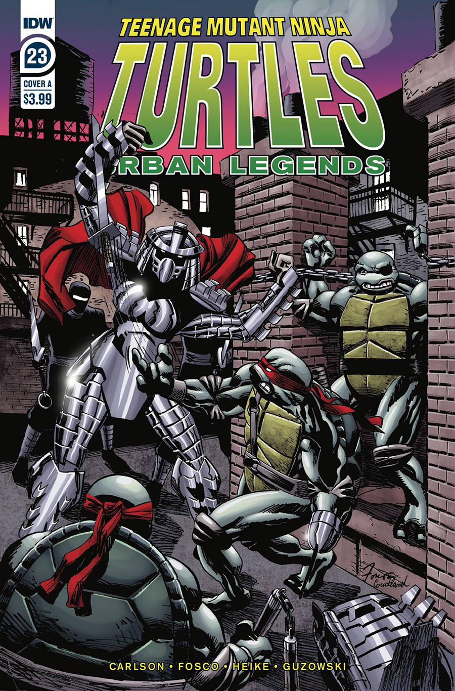 Teenage Mutant Ninja Turtles Urban Legends #23 Cover A Regular Frank Fosco Cover