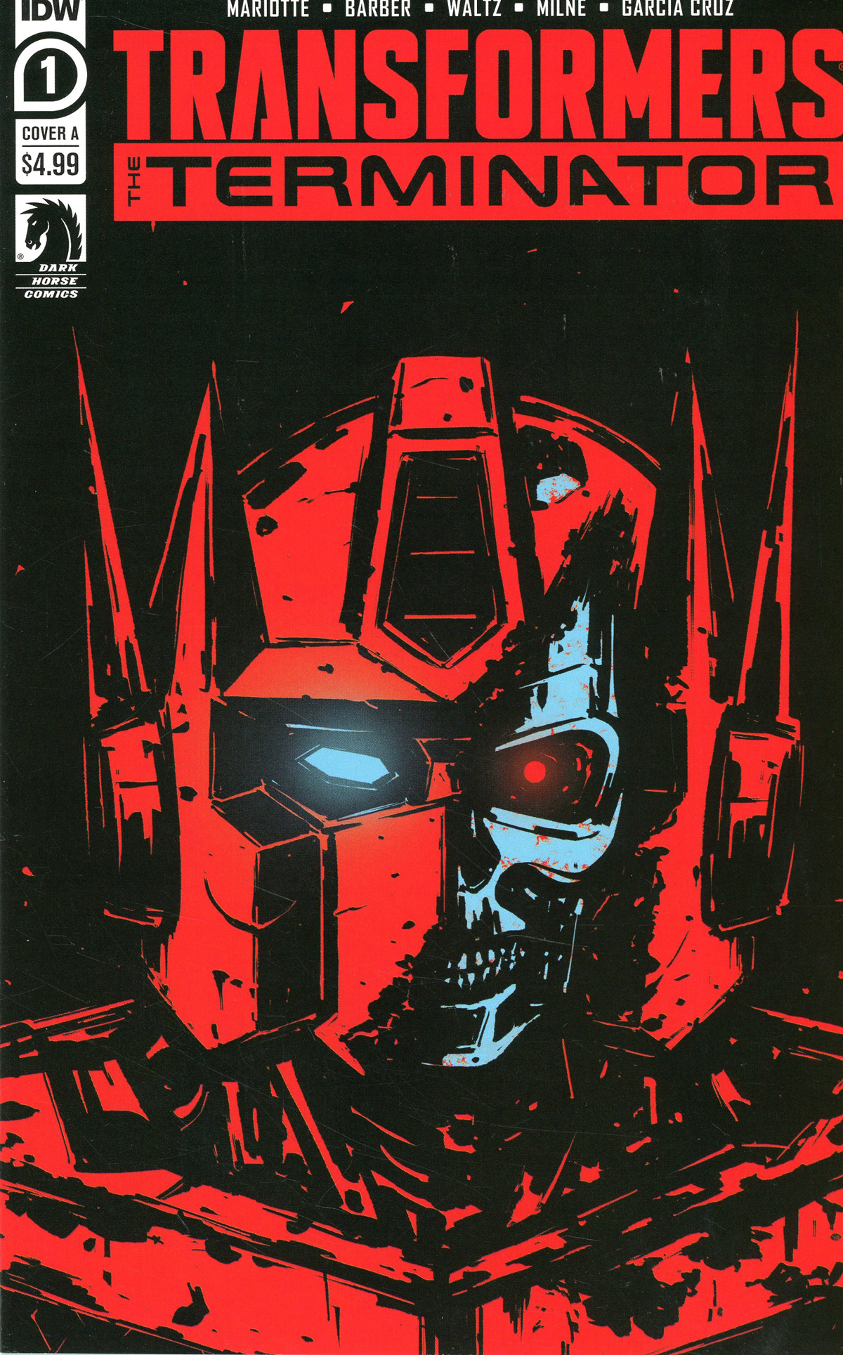 Transformers vs Terminator #1 Cover A 1st Ptg Regular Gavin Fullerton Cover