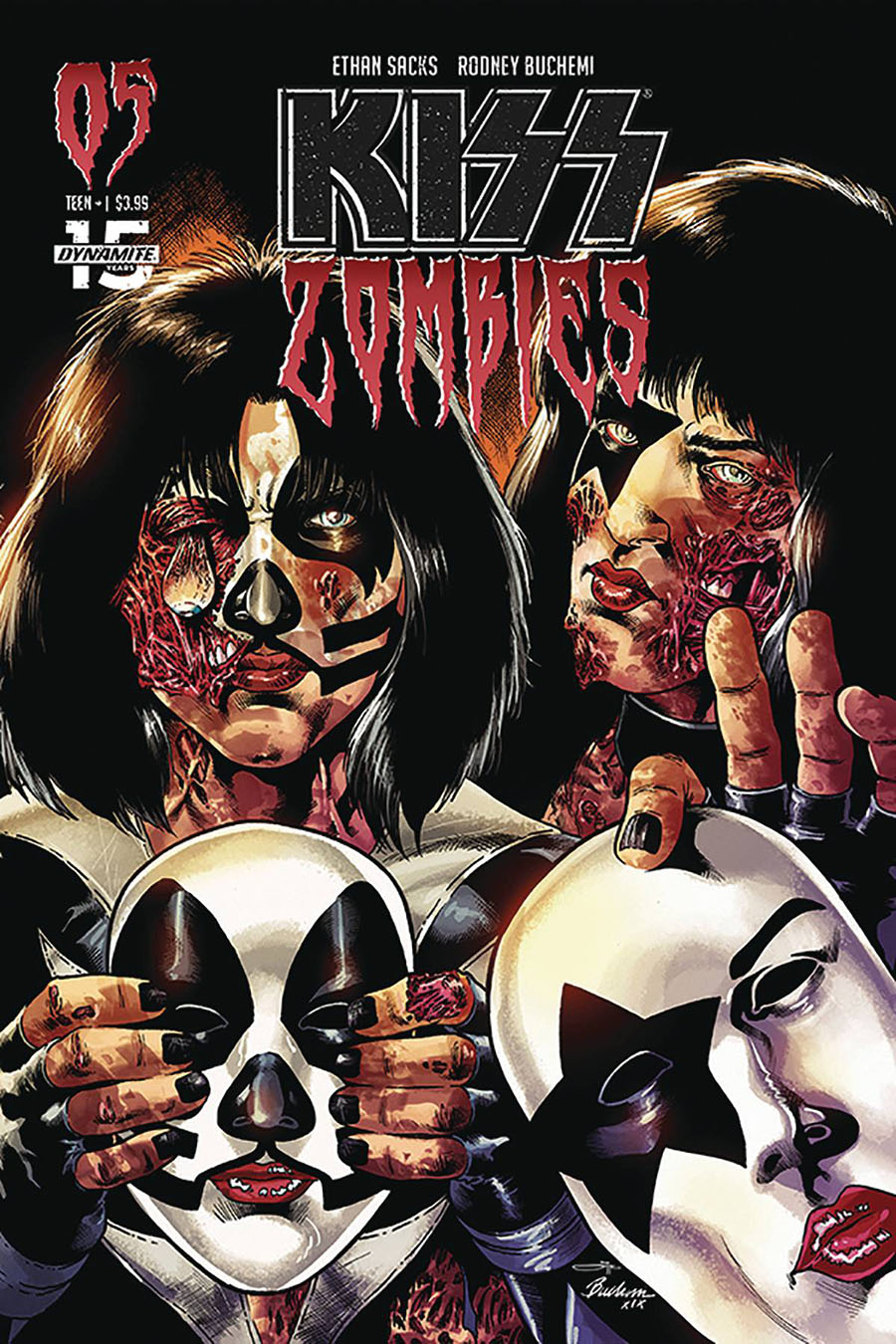 KISS Zombies #5 Cover C Variant Rodney Buchemi Cover